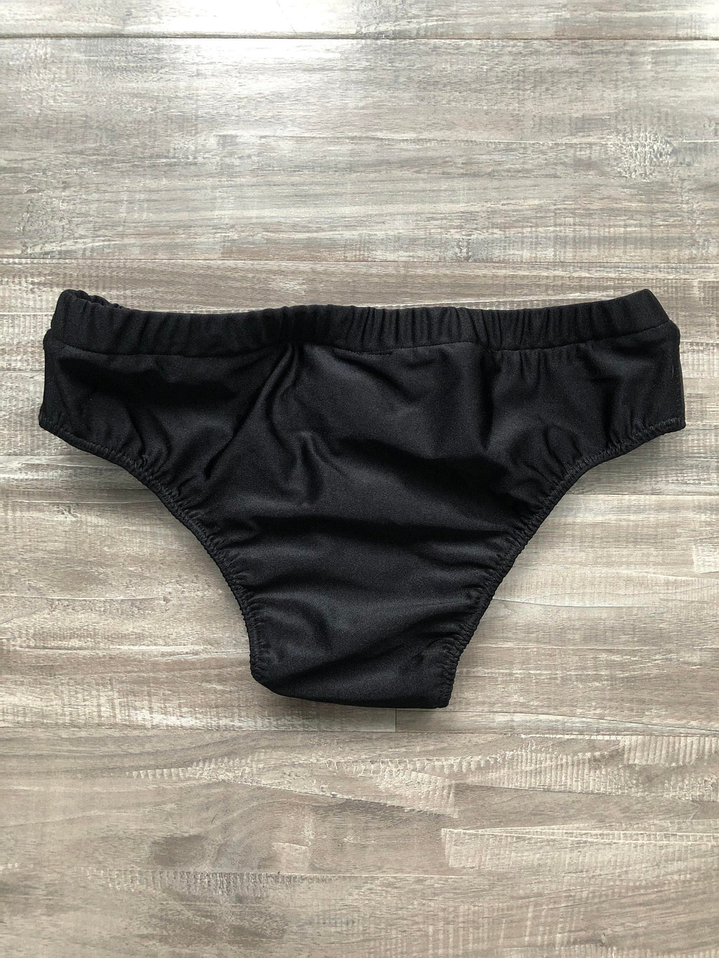 Custom Men's Classic Physique Competition Trunks - Shiny Black