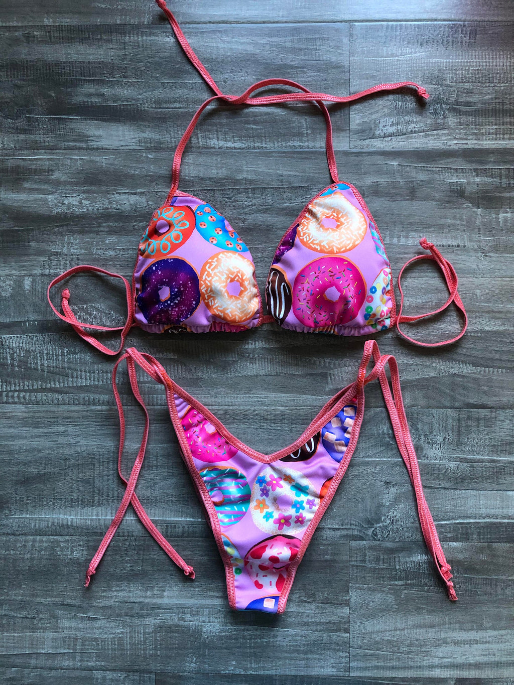 Practice Posing Suit - Pink Donuts