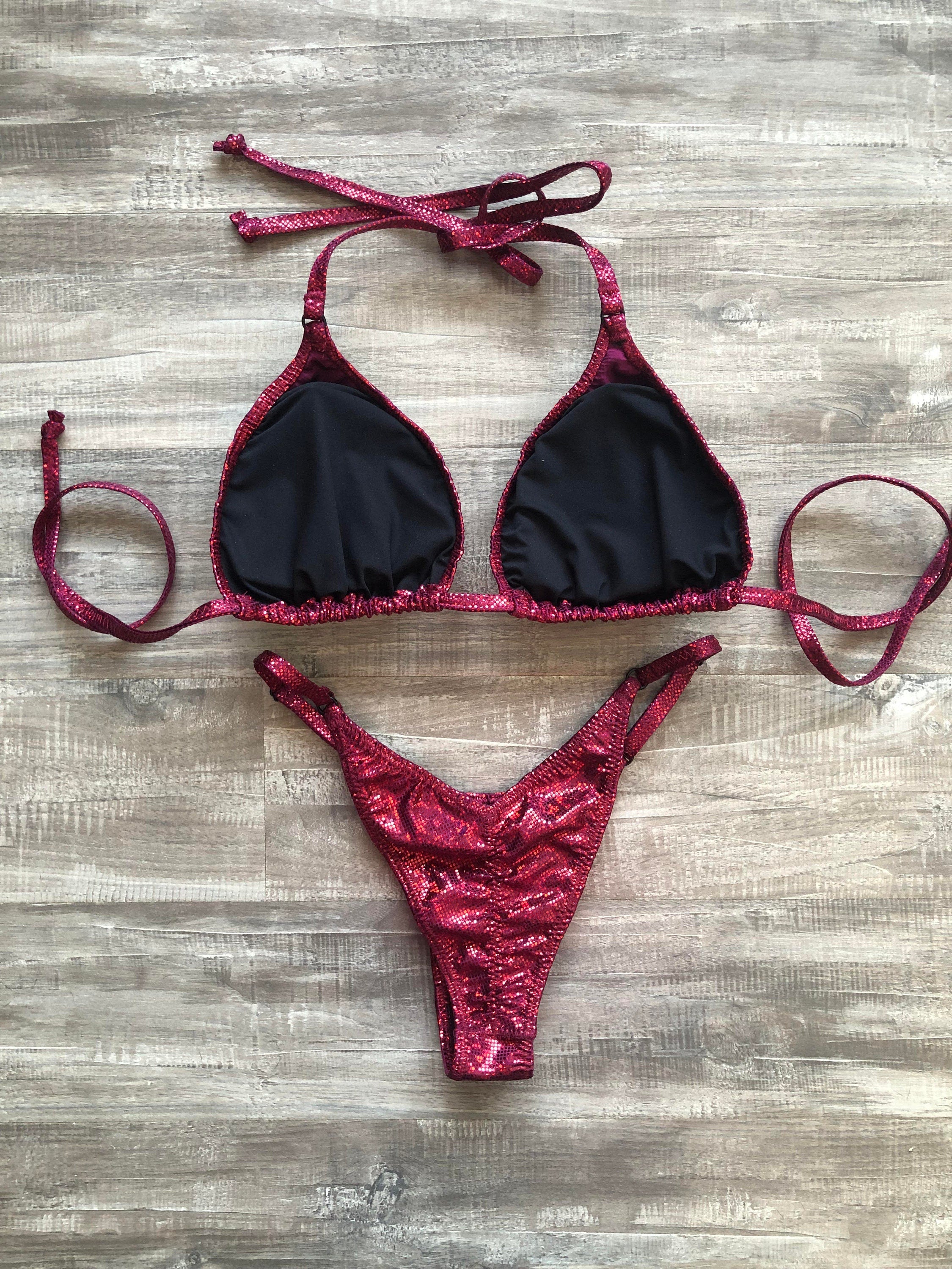 Practice Posing Suit - Cranberry