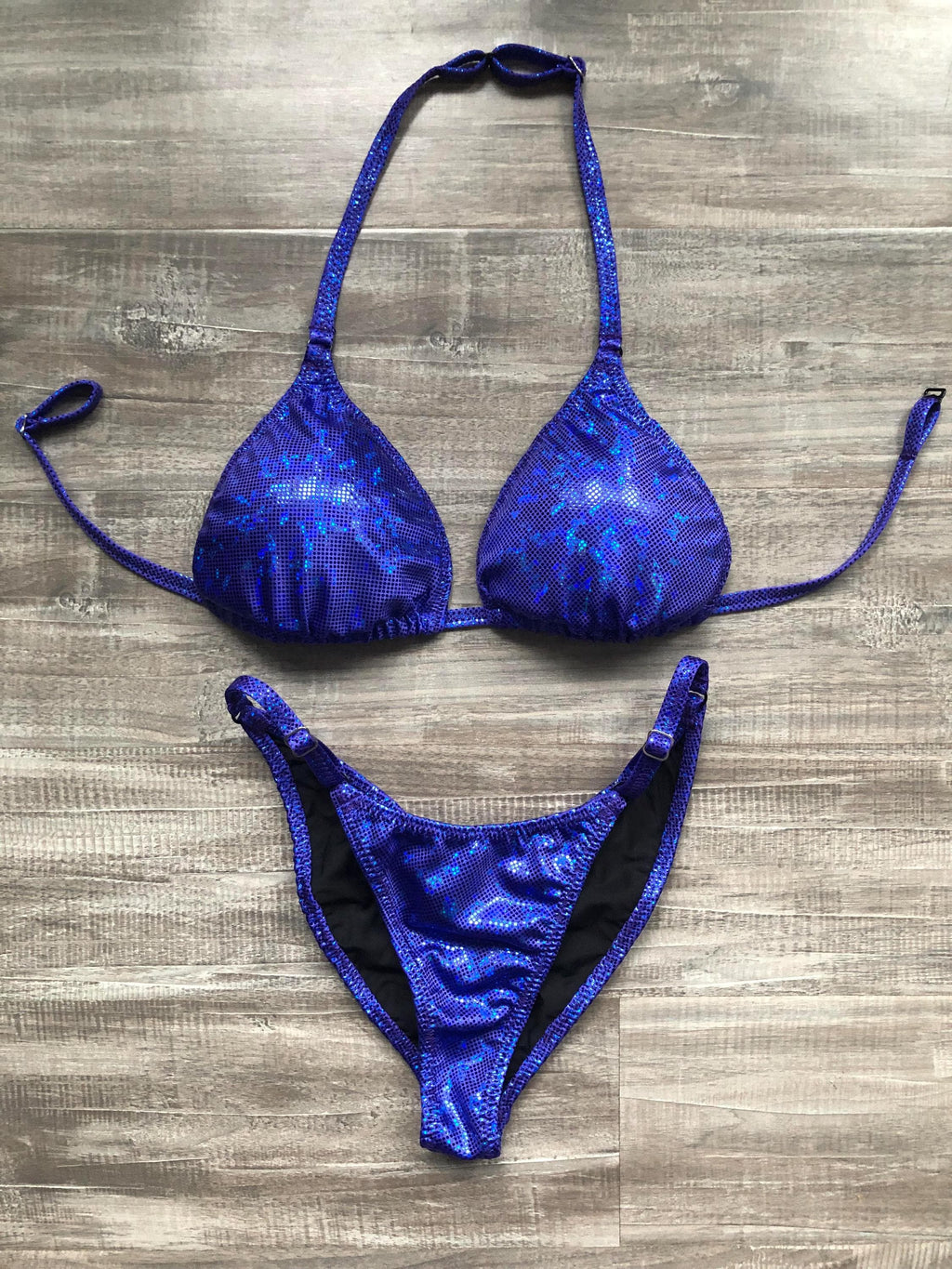 Fit Model Custom Competition Suit - Blue Purple
