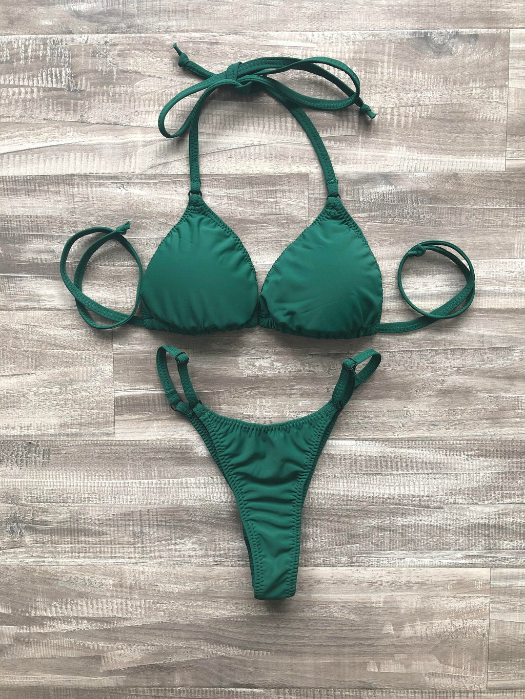 Practice Posing Suit - Matte Forest Green