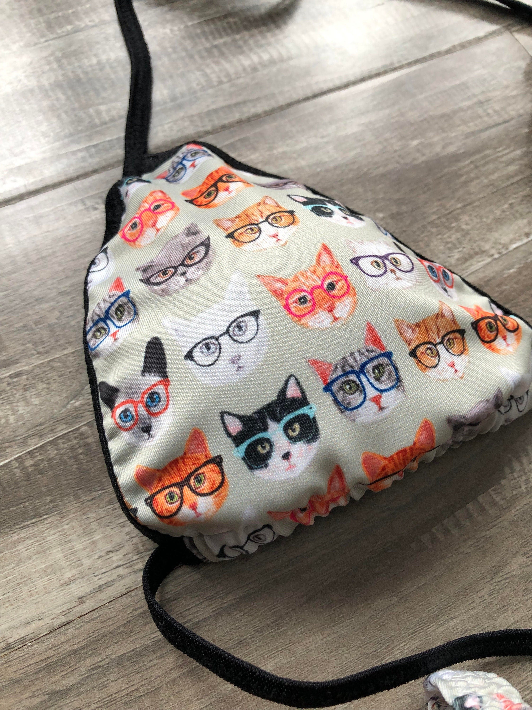 Practice Posing Suit - Kitty Cat Glasses