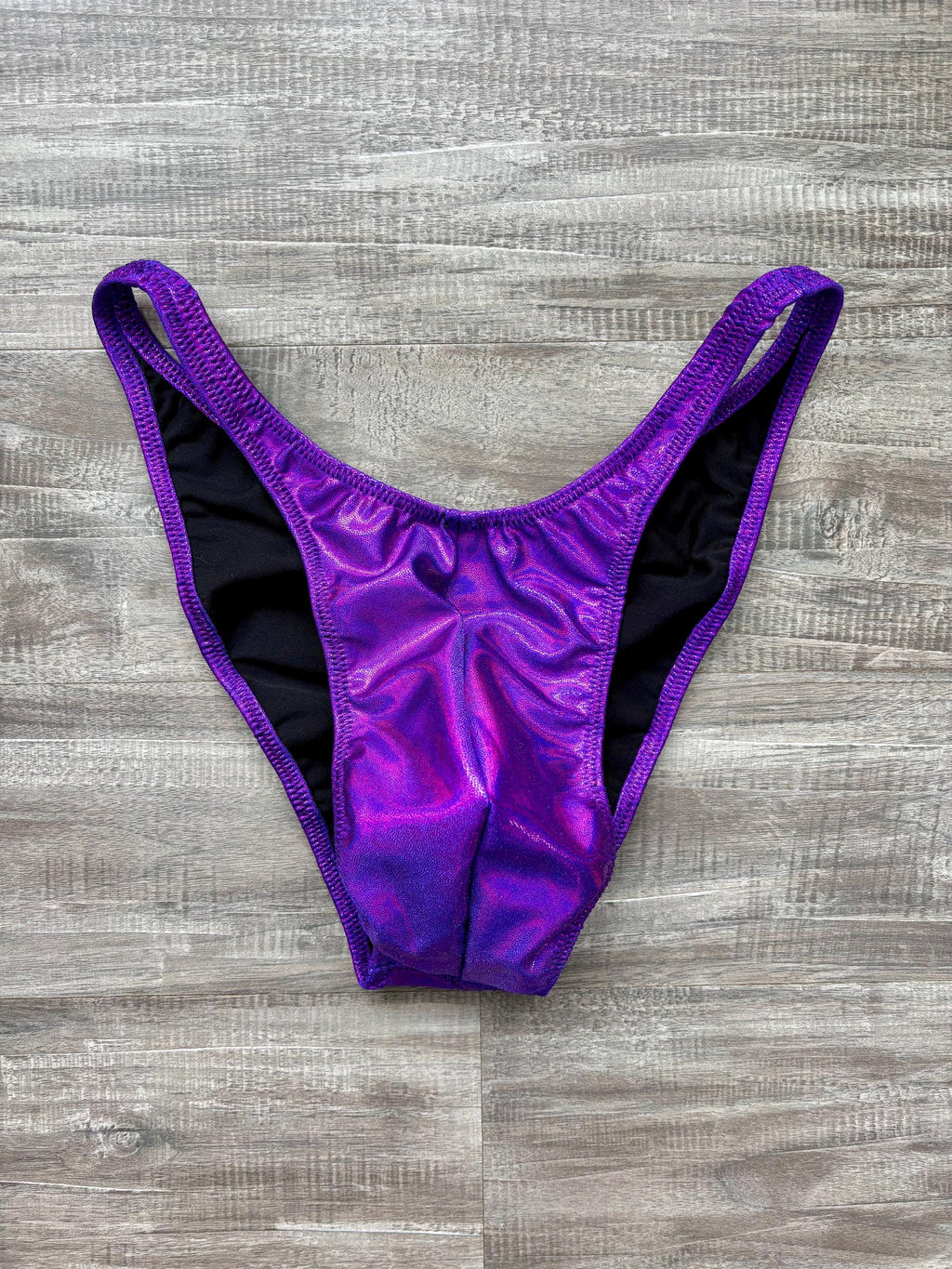 Custom Men's Bodybuilding Competition Trunks - Fuchsia Shimmer