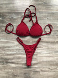 Practice Posing Suit - Matte Maroon