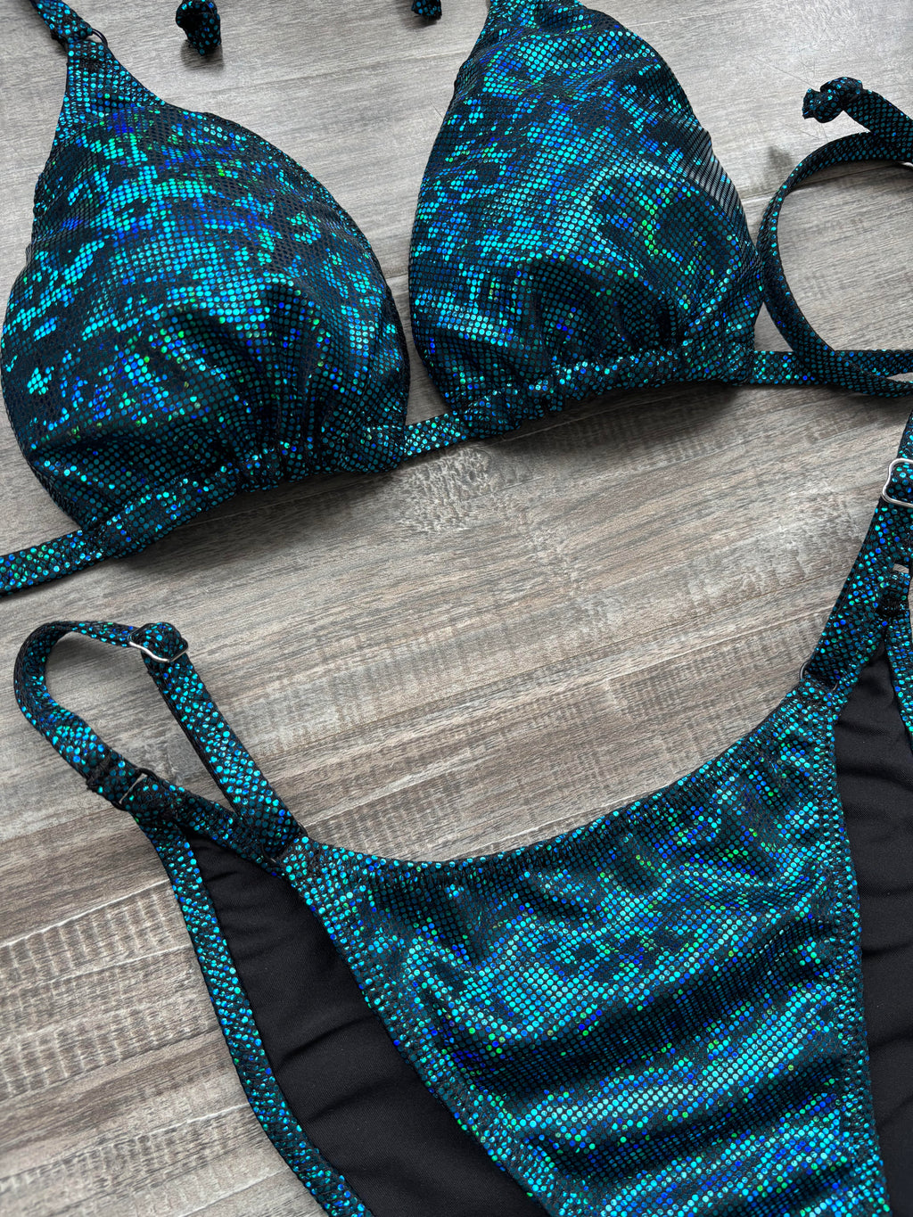 Fit Model Custom Competition Suit - Dark Teal