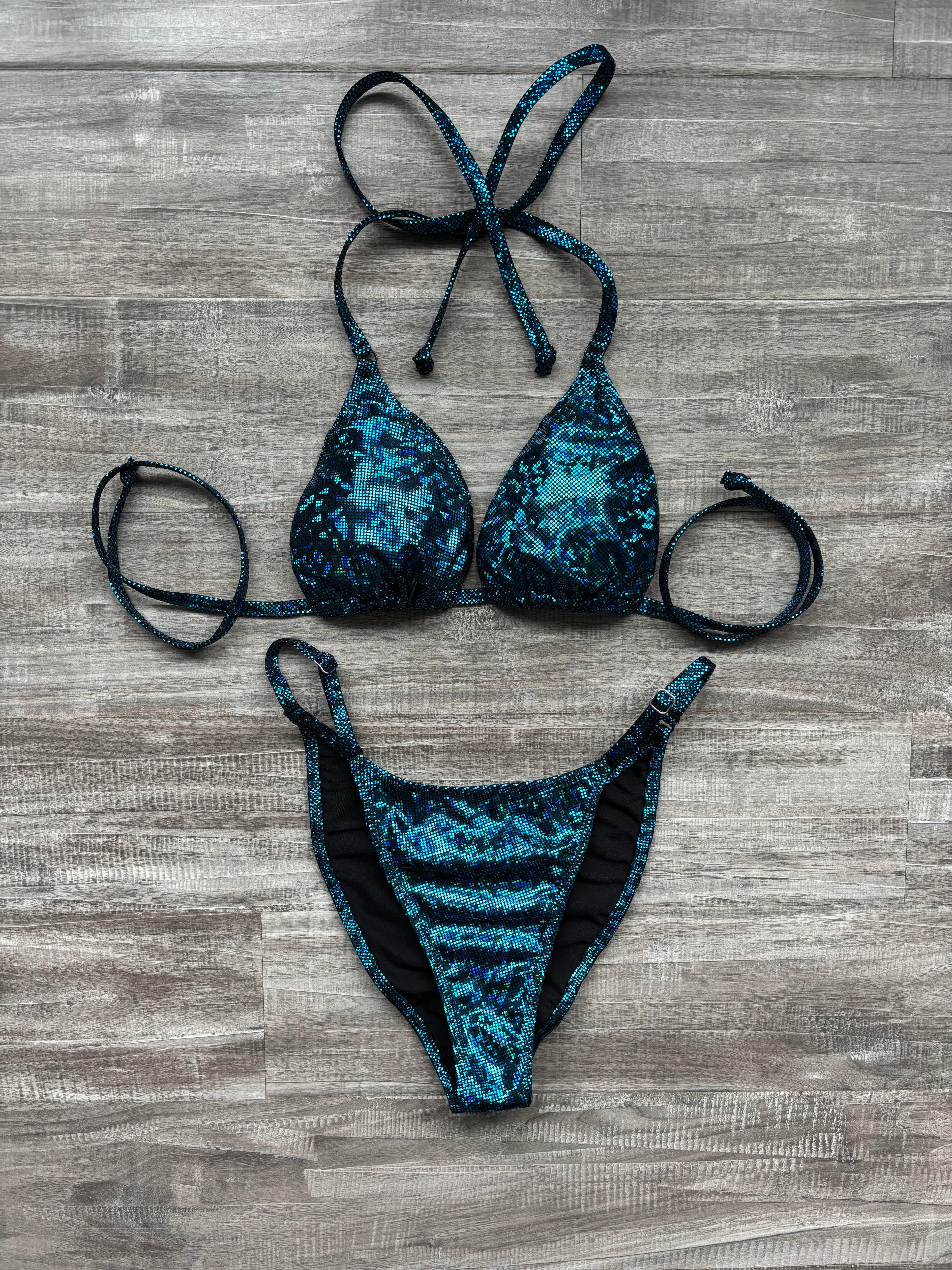 Fit Model Custom Competition Suit - Dark Teal