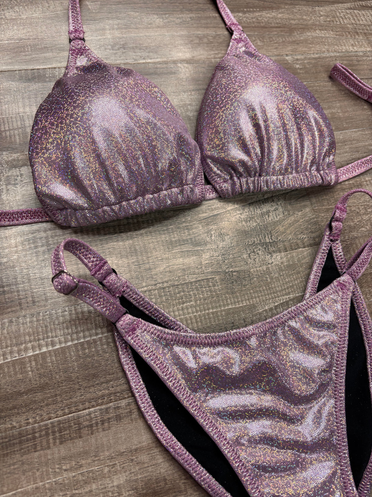 Fit Model Custom Competition Suit - Lilac Spark