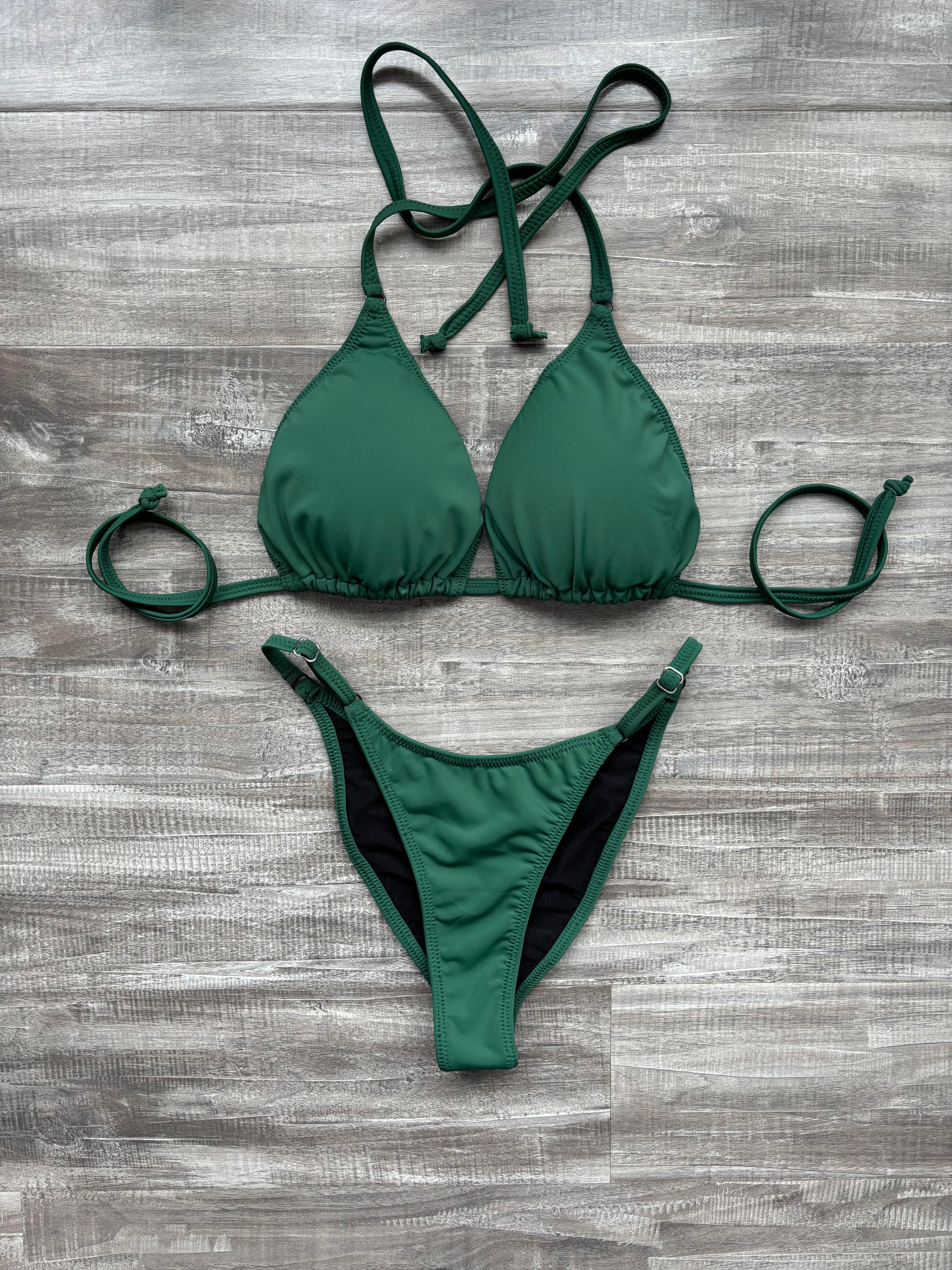 Fit Model Custom Competition Suit - Matte Forest Green