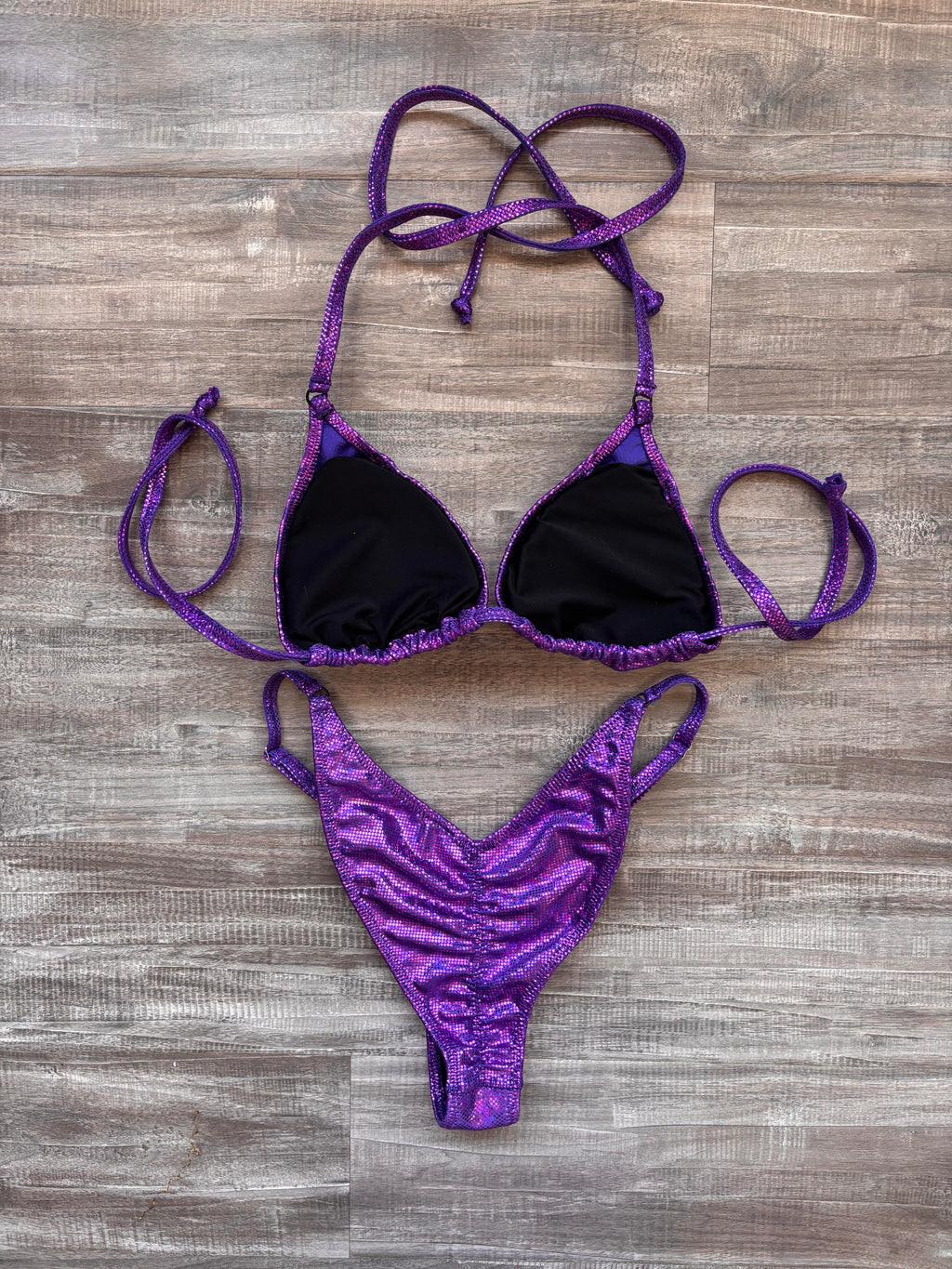 Fit Model Custom Competition Suit - Purple Fuchsia