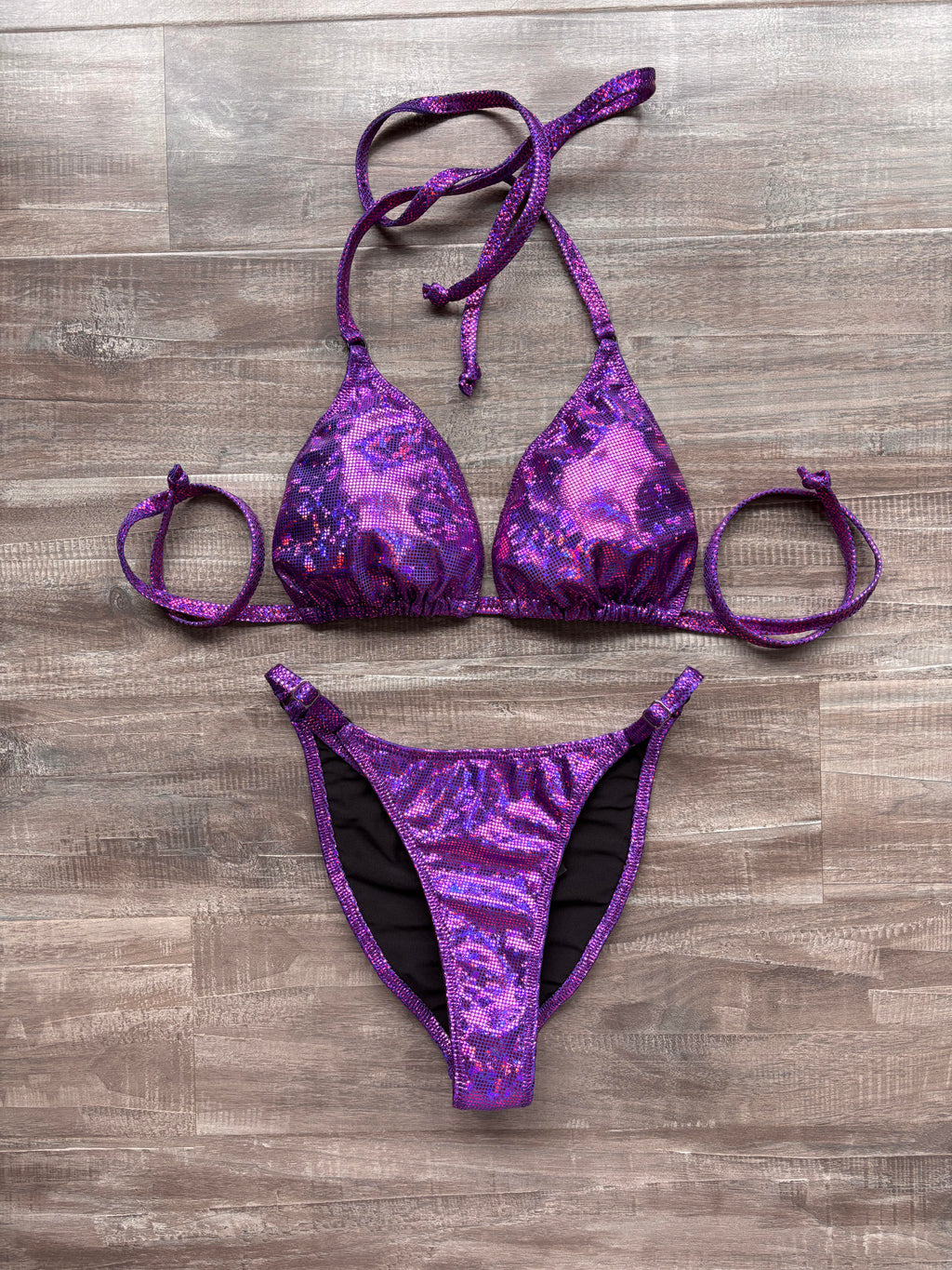 Fit Model Custom Competition Suit - Purple Fuchsia