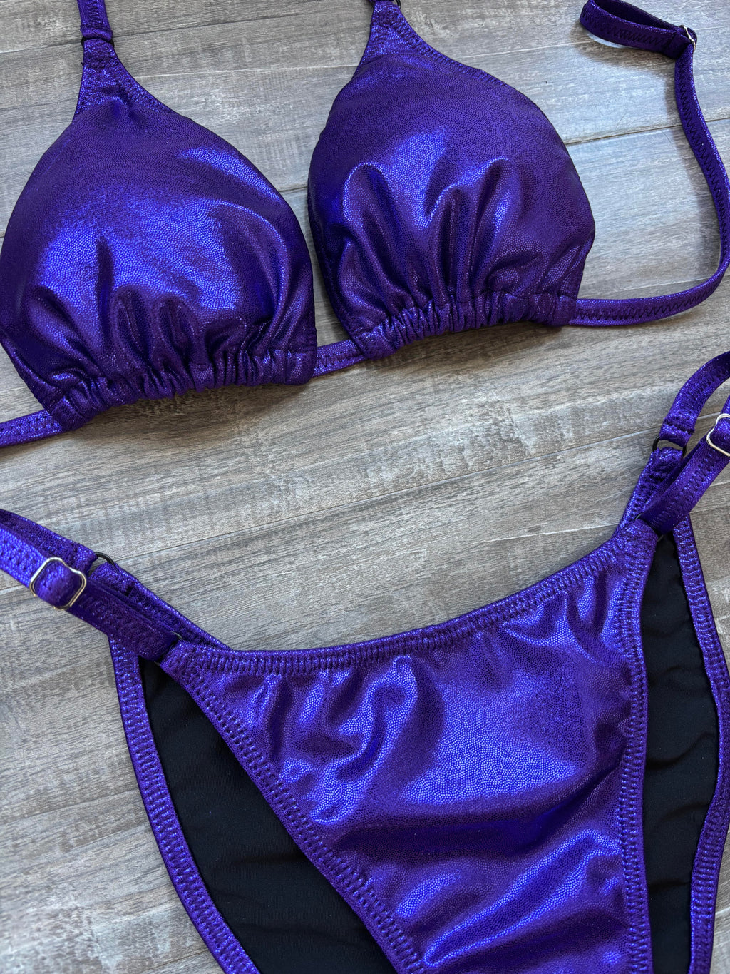 Fit Model Custom Competition Suit - Purple Shimmer