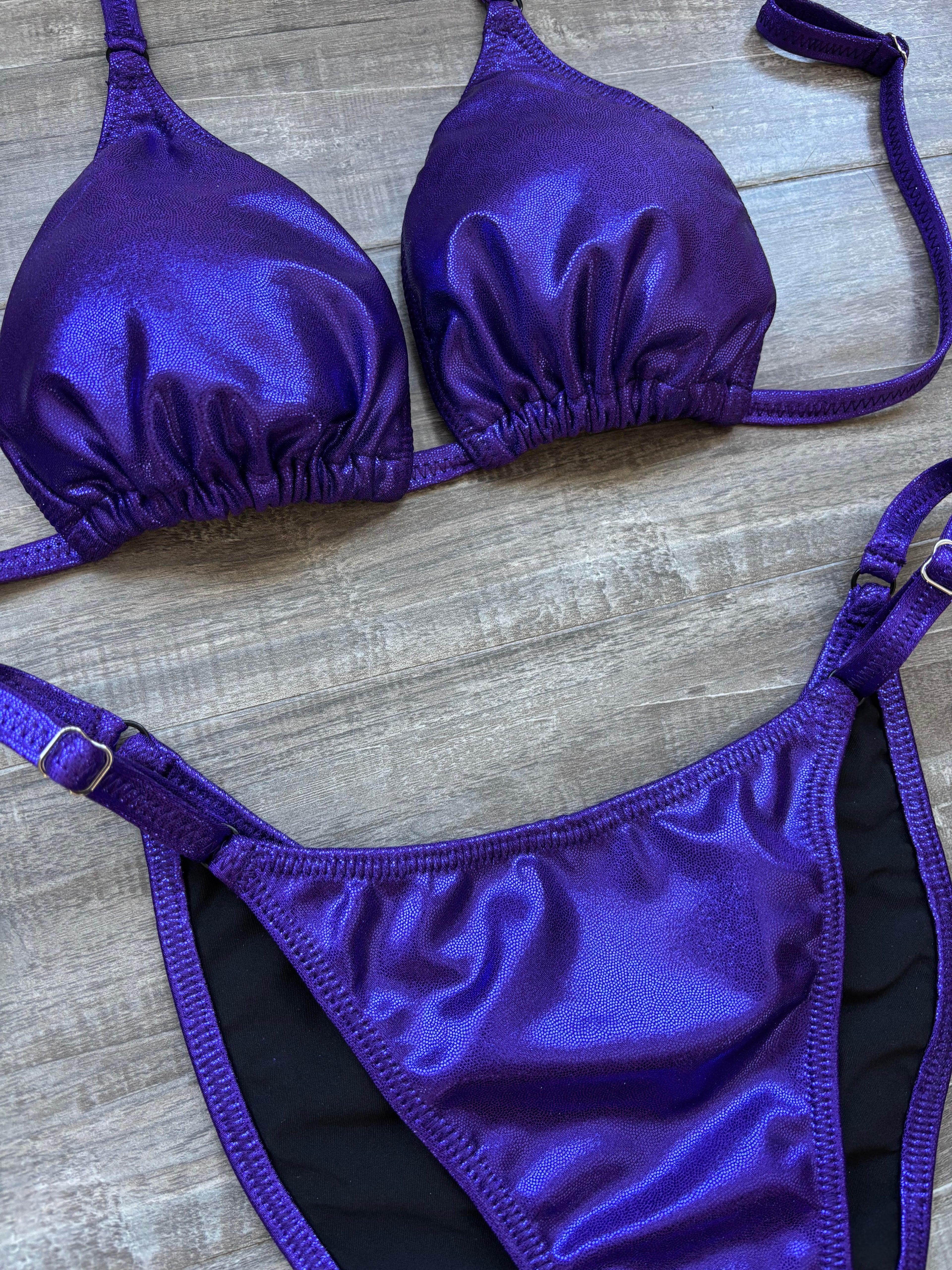 Fit Model Custom Competition Suit - Purple Shimmer