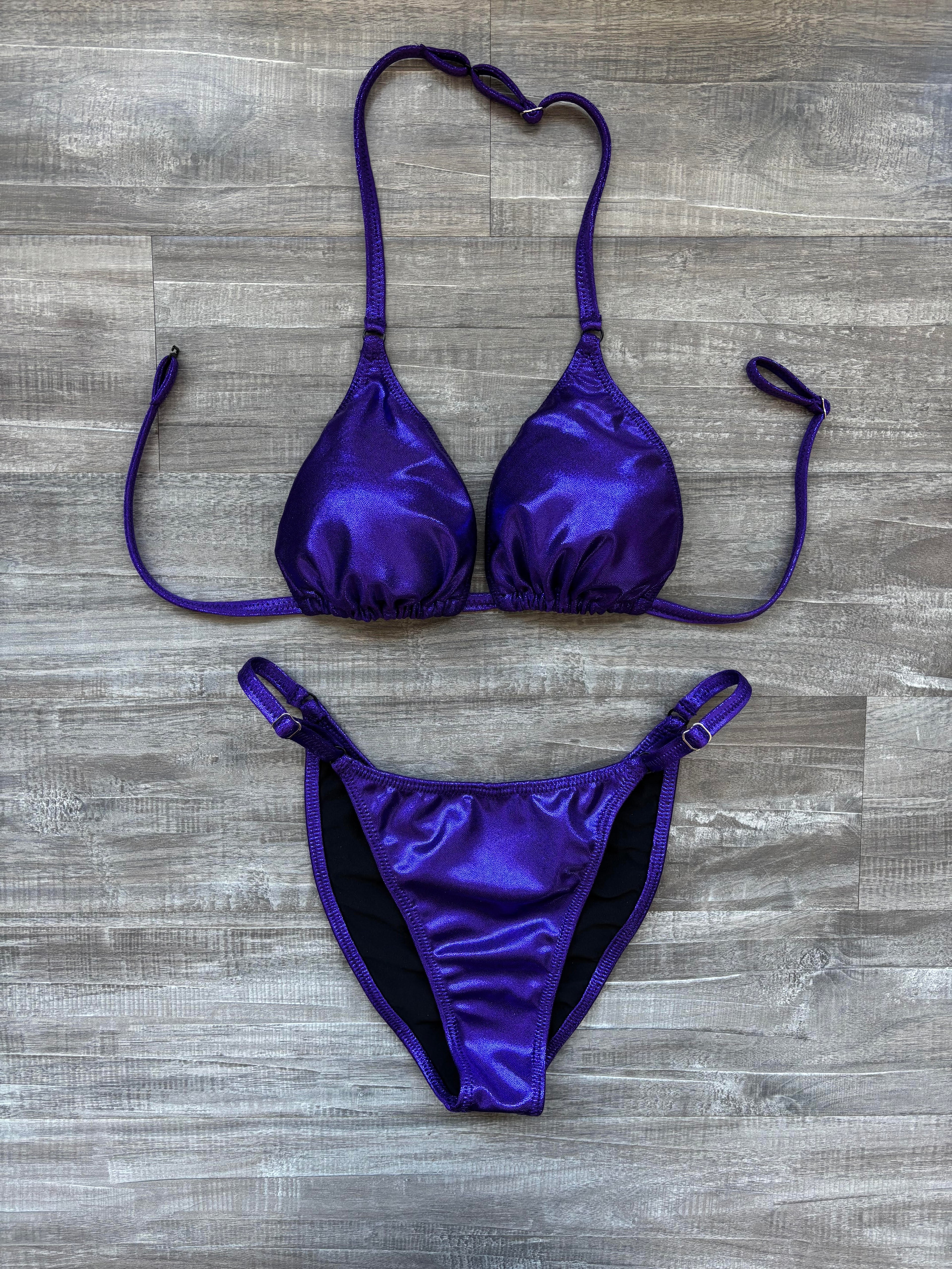 Fit Model Custom Competition Suit - Purple Shimmer