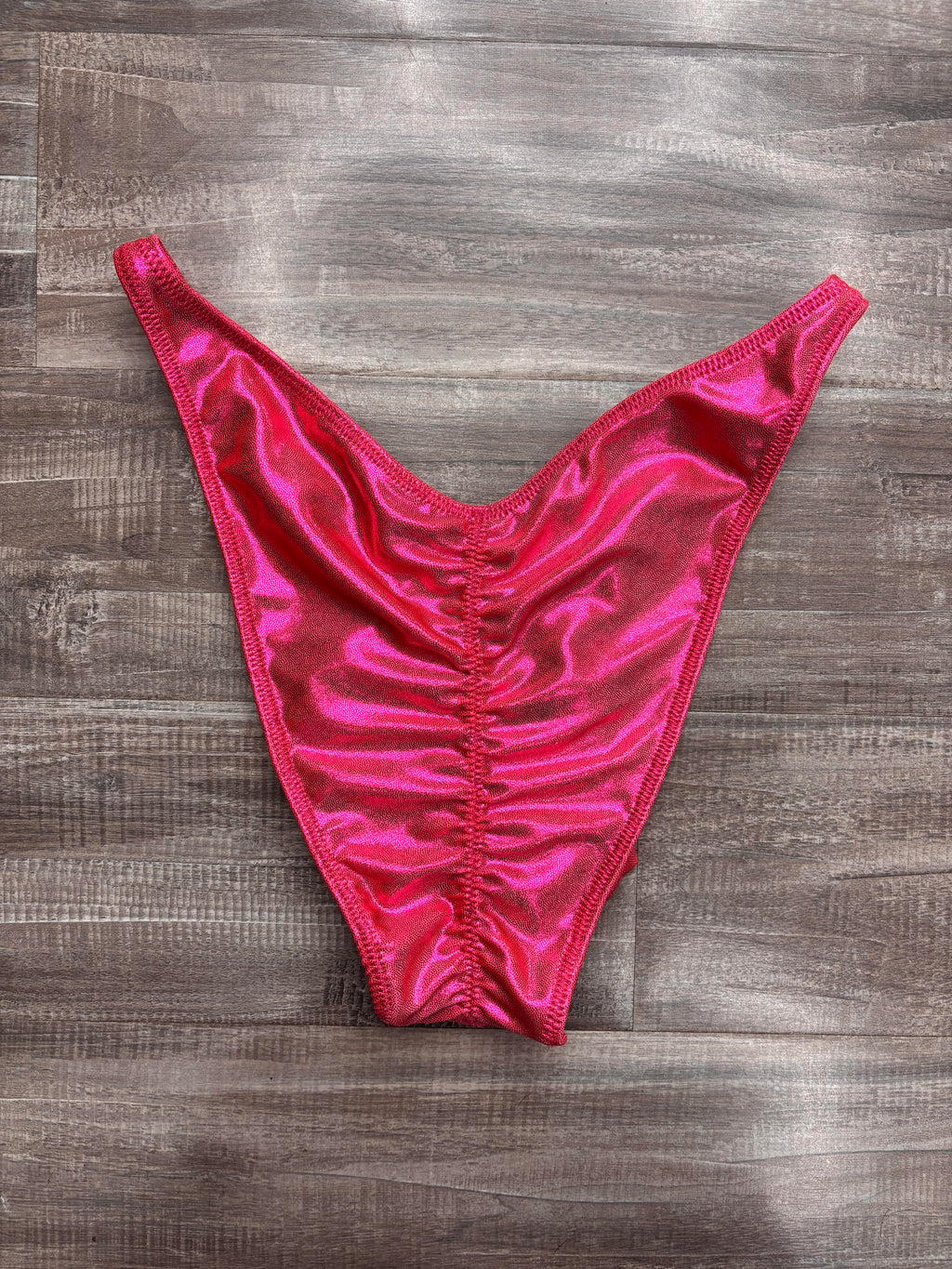 Custom Men's Bodybuilding Competition Trunks - Coral Shimmer