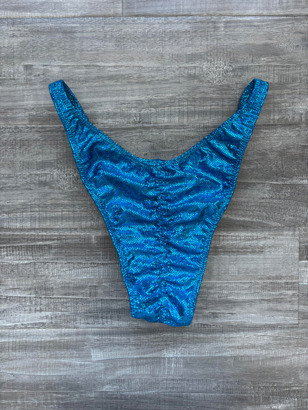 Custom Men's Bodybuilding Competition Trunks - Light Blue