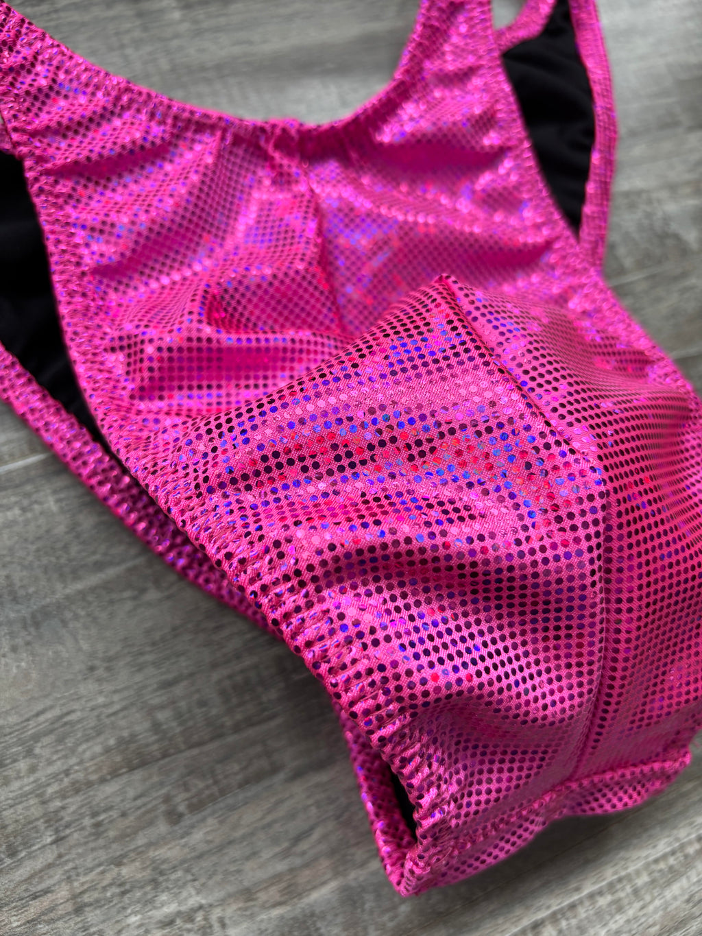 Custom Men's Bodybuilding Competition Trunks - Light Pink