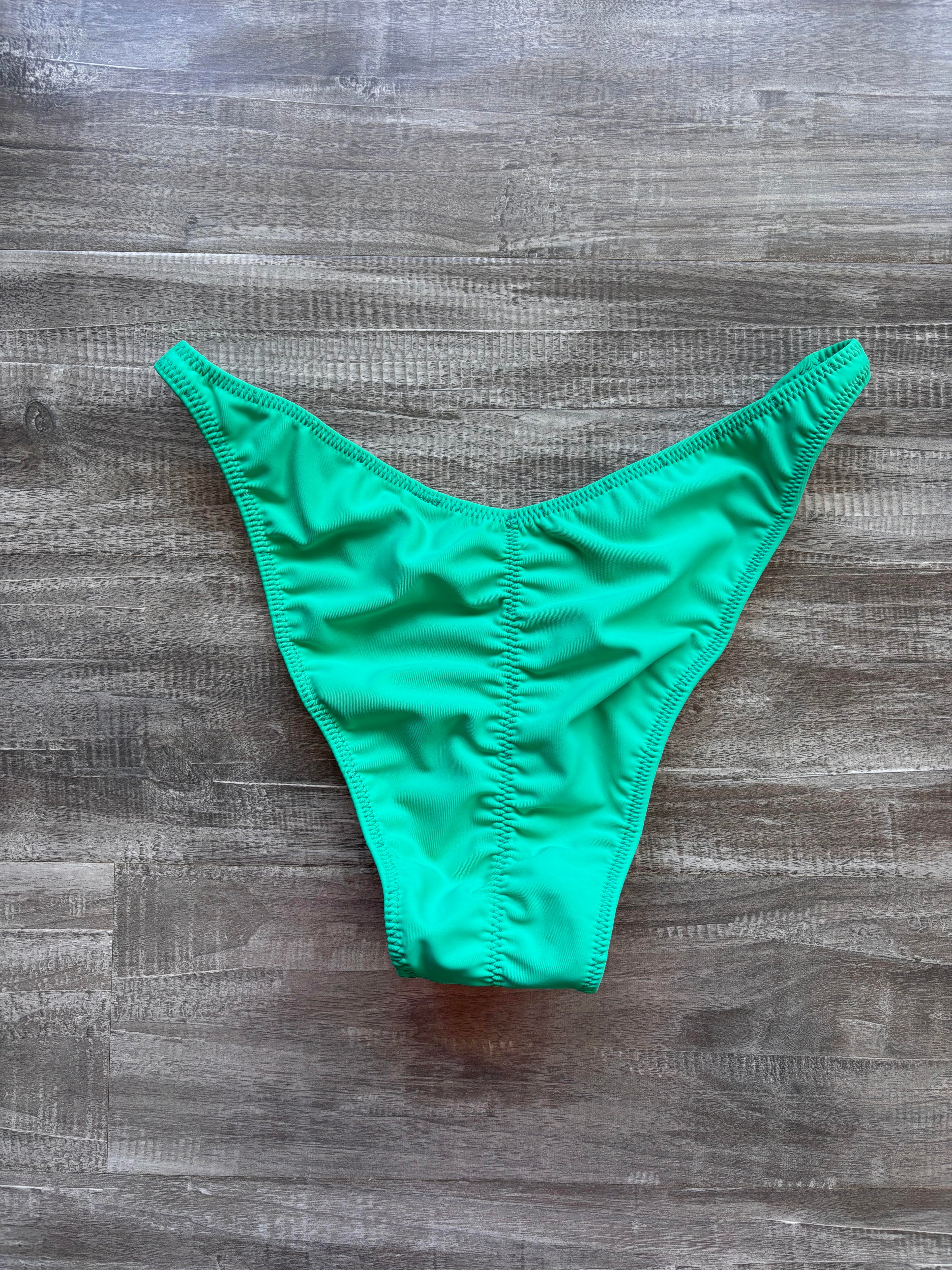 Custom Men's Bodybuilding Competition Trunks - Matte Mint