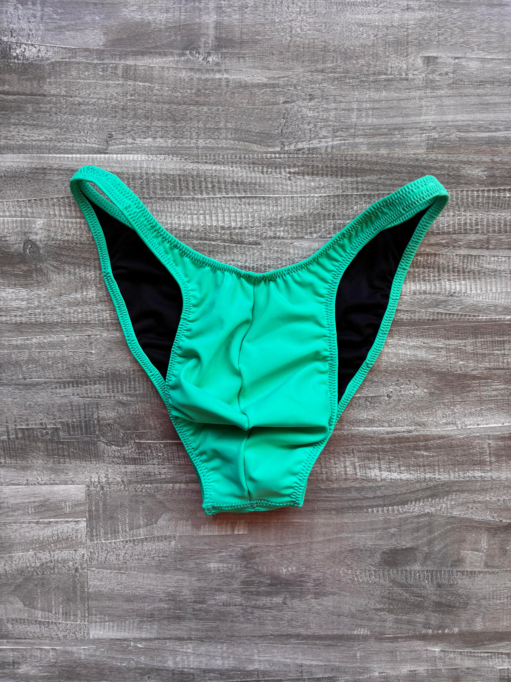 Custom Men's Bodybuilding Competition Trunks - Matte Mint