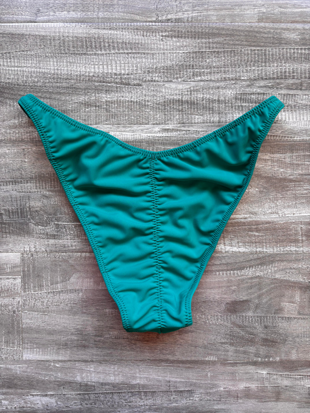 Custom Men's Bodybuilding Competition Trunks - Matte Peacock