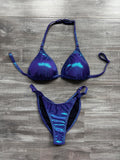 Fit Model Custom Competition Suit - Blue Purple Shimmer