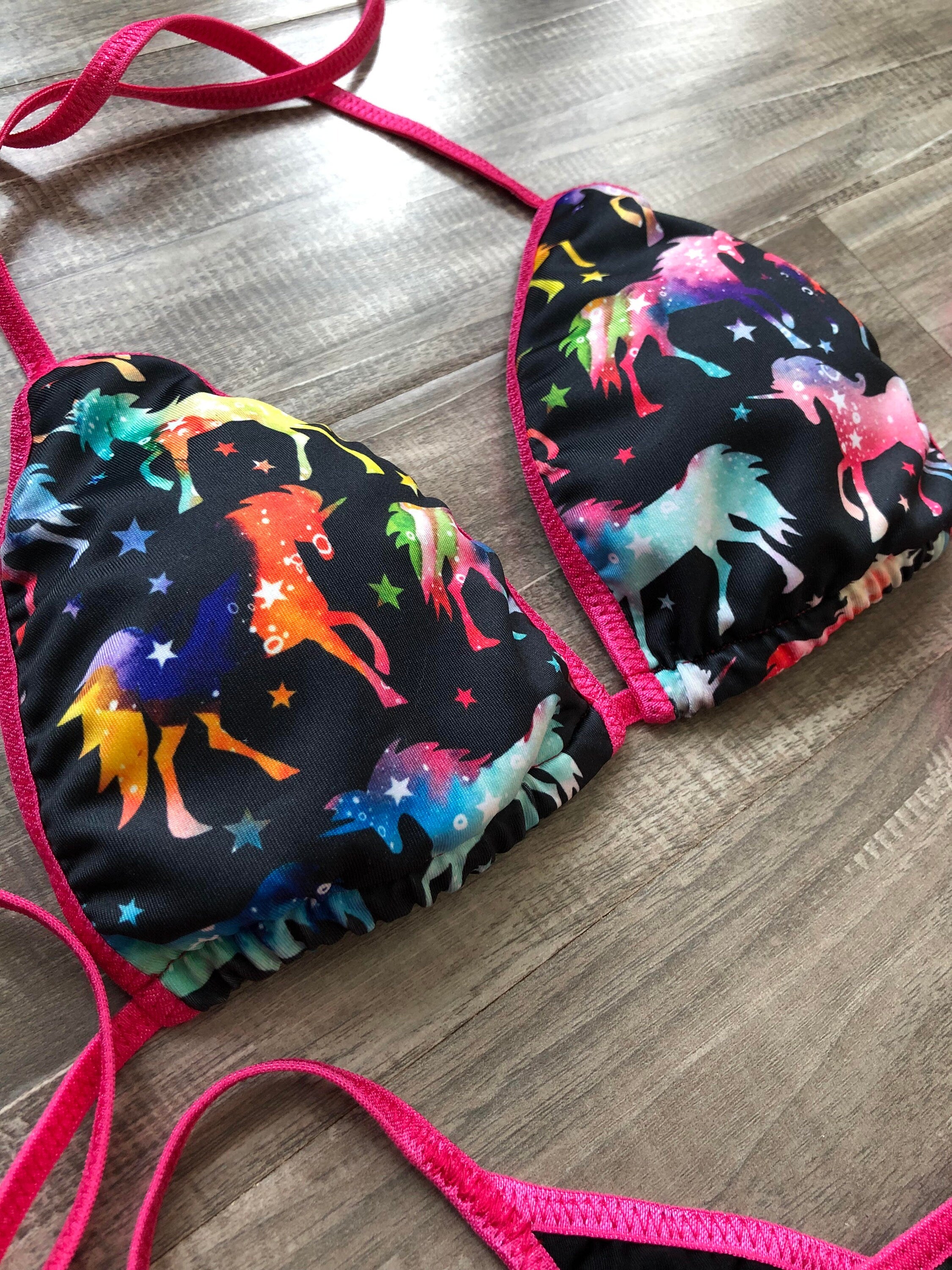 Practice Posing Suit - Rainbow Unicorns