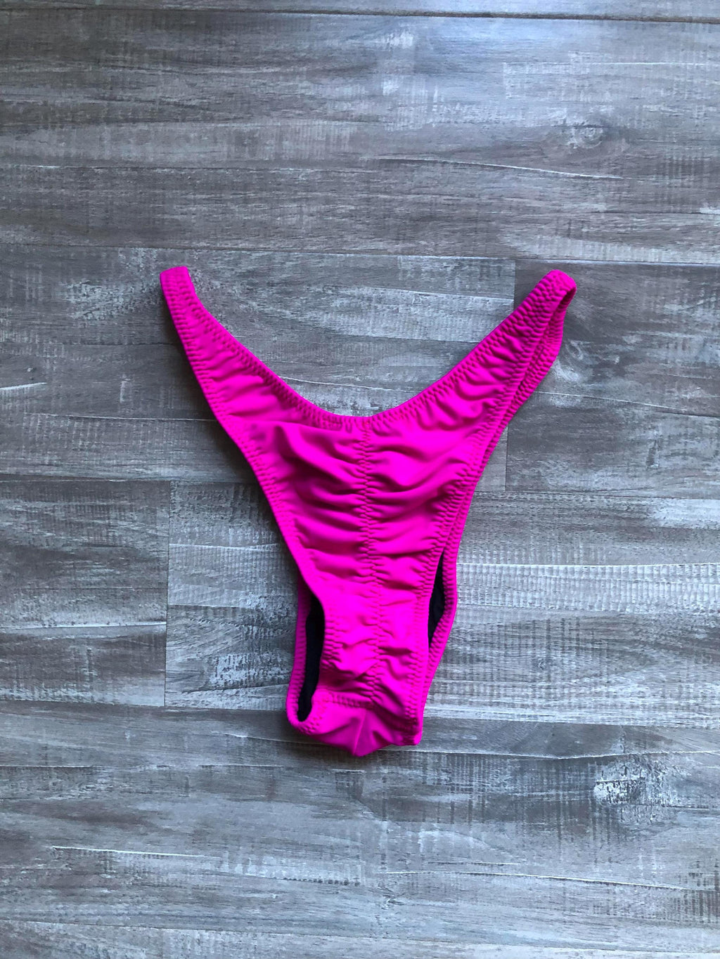 Custom Men's Bodybuilding Competition Trunks - Matte Hot Pink