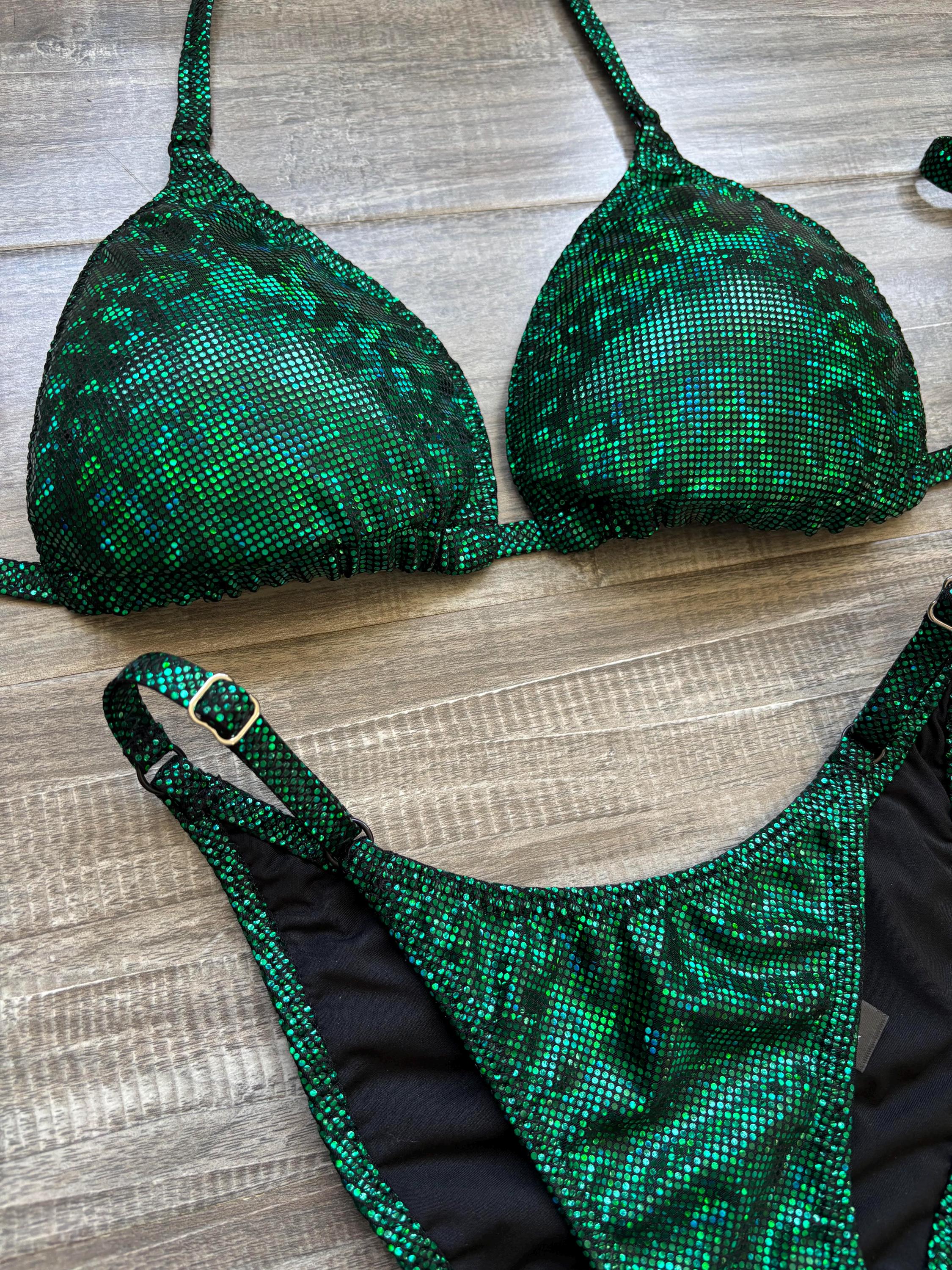Fit Model Custom Competition Suit - Emerald