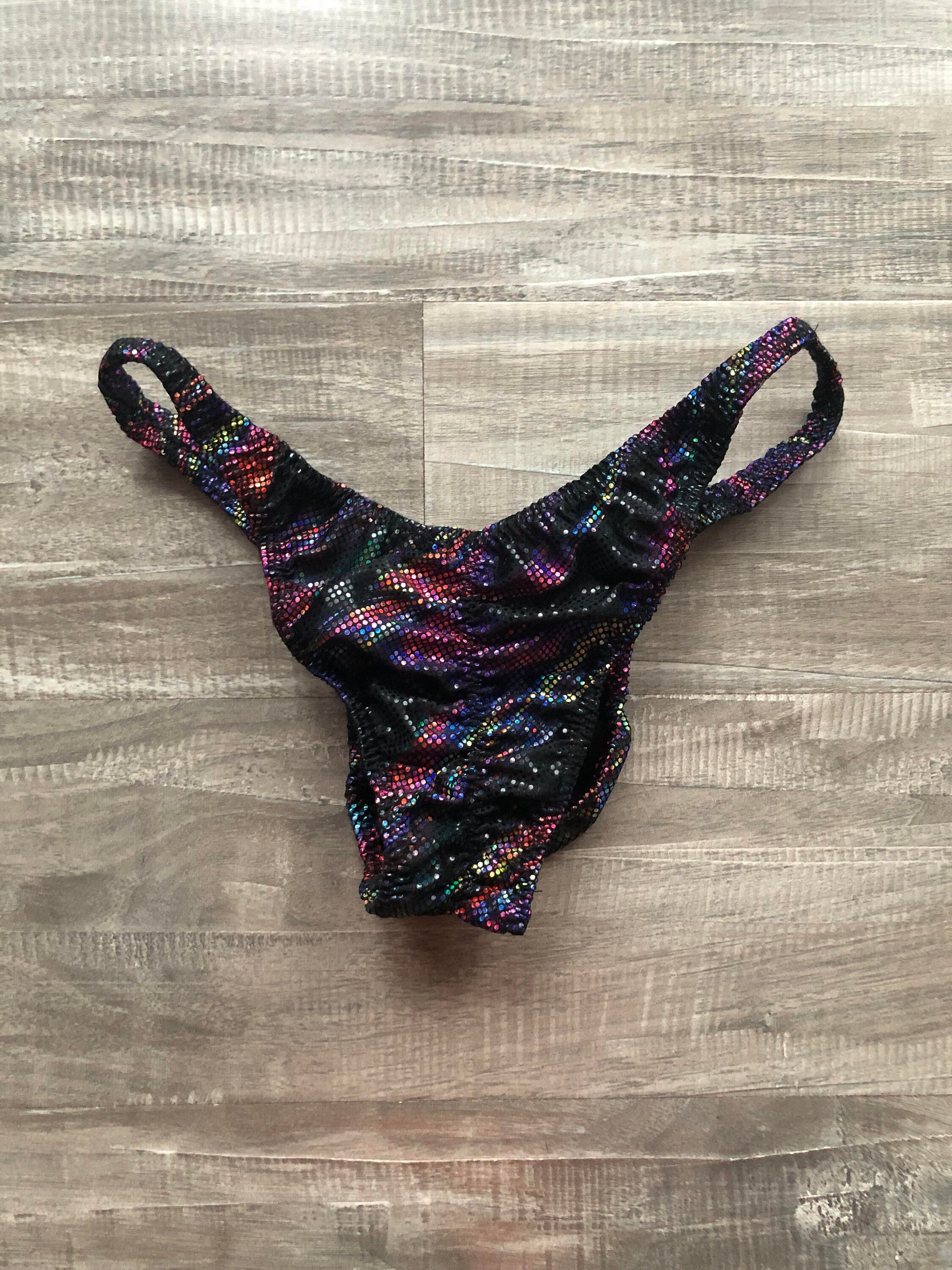 Custom Men's Bodybuilding Competition Trunks - Melted Crayon