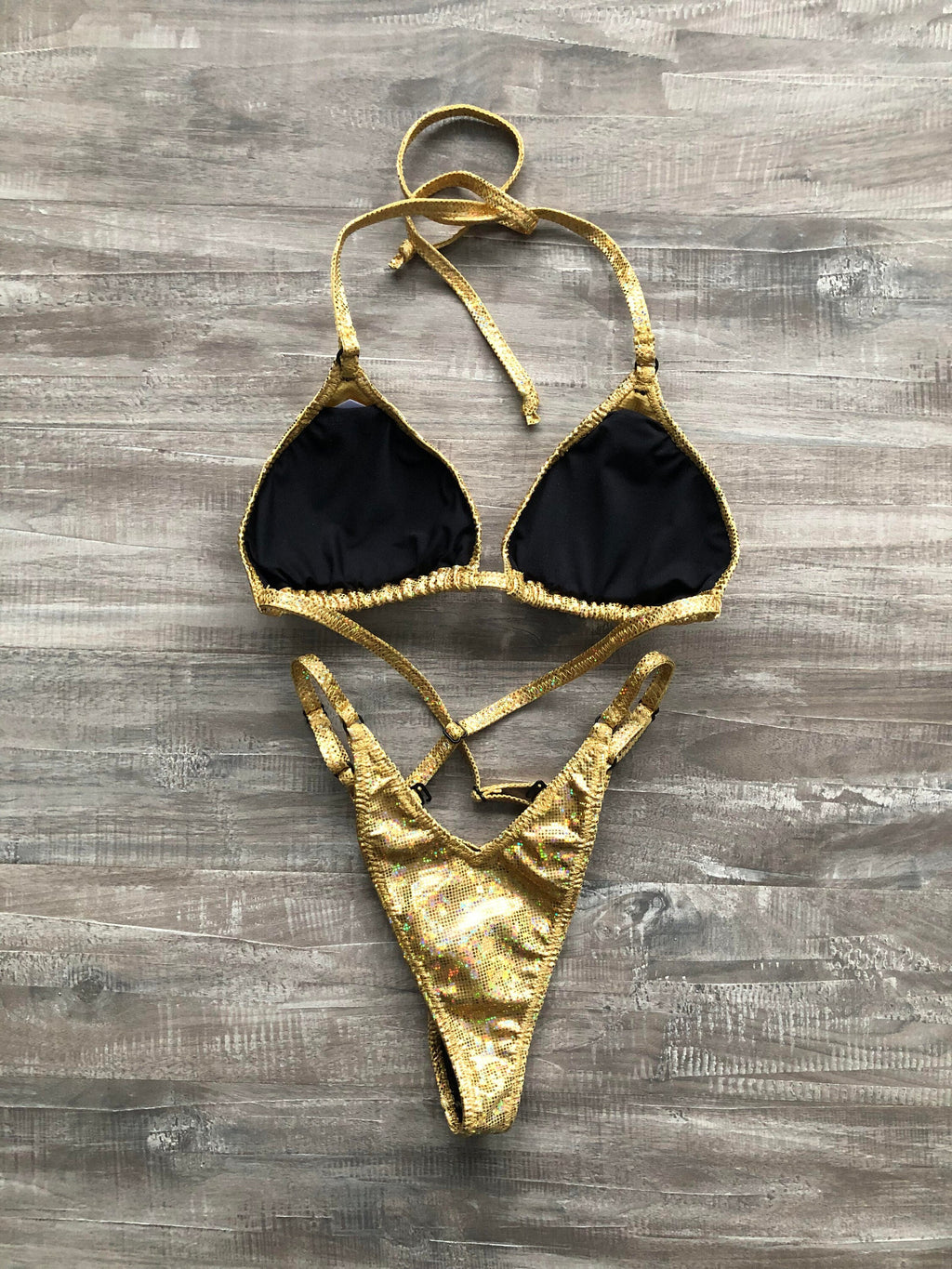 Practice Posing Suit - Gold