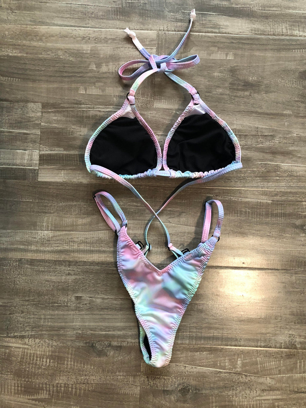 Practice Posing Suit - Cotton Candy Tie Dye