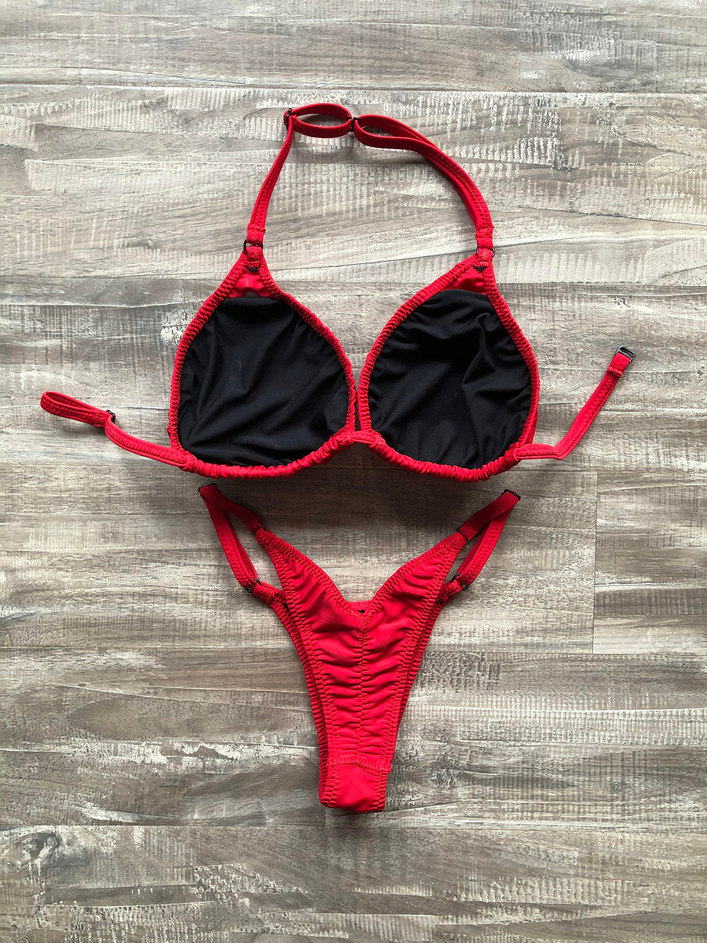 Practice Posing Suit - Matte Red
