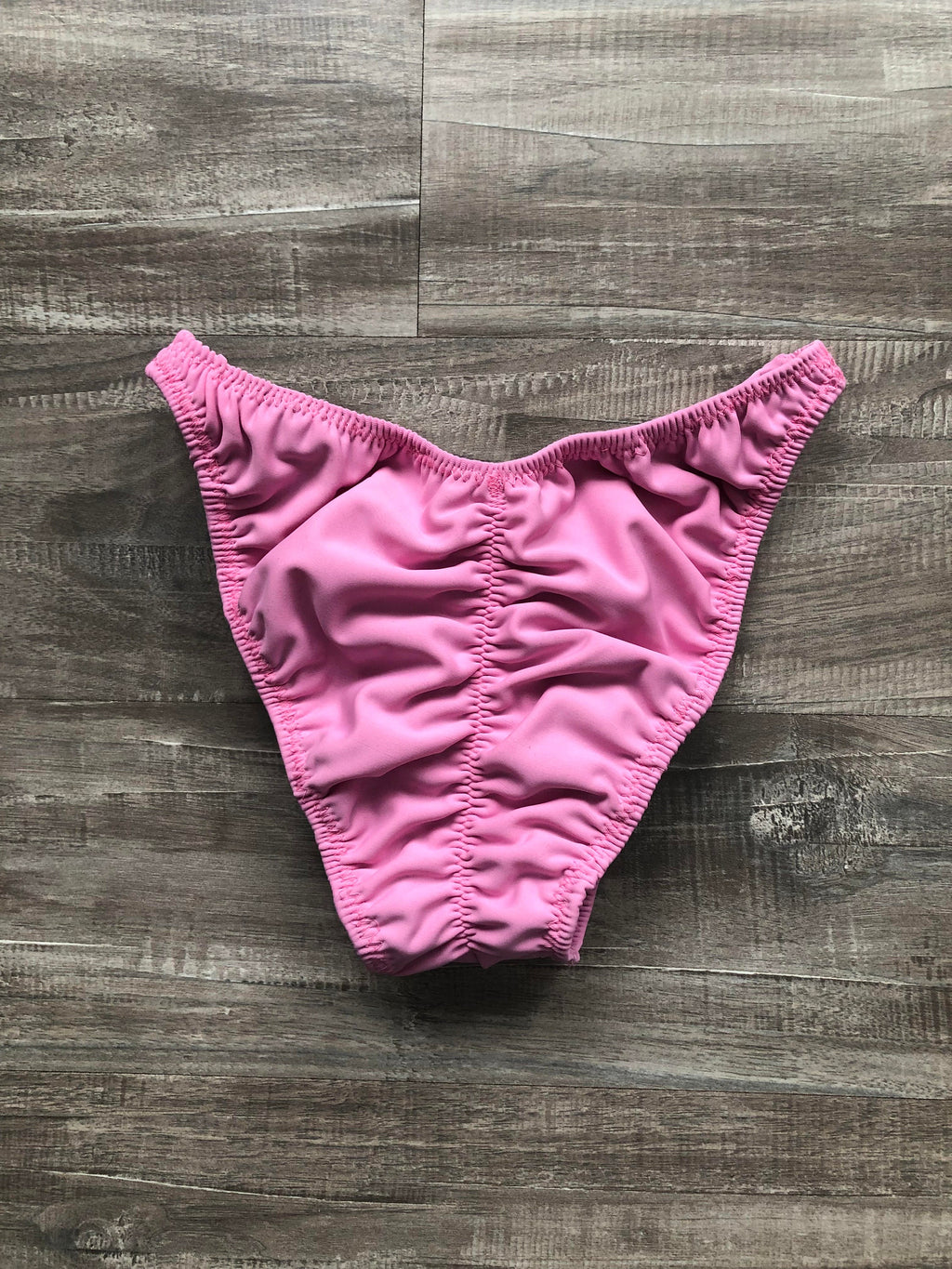 Custom Men's Bodybuilding Competition Trunks - Matte Light Pink