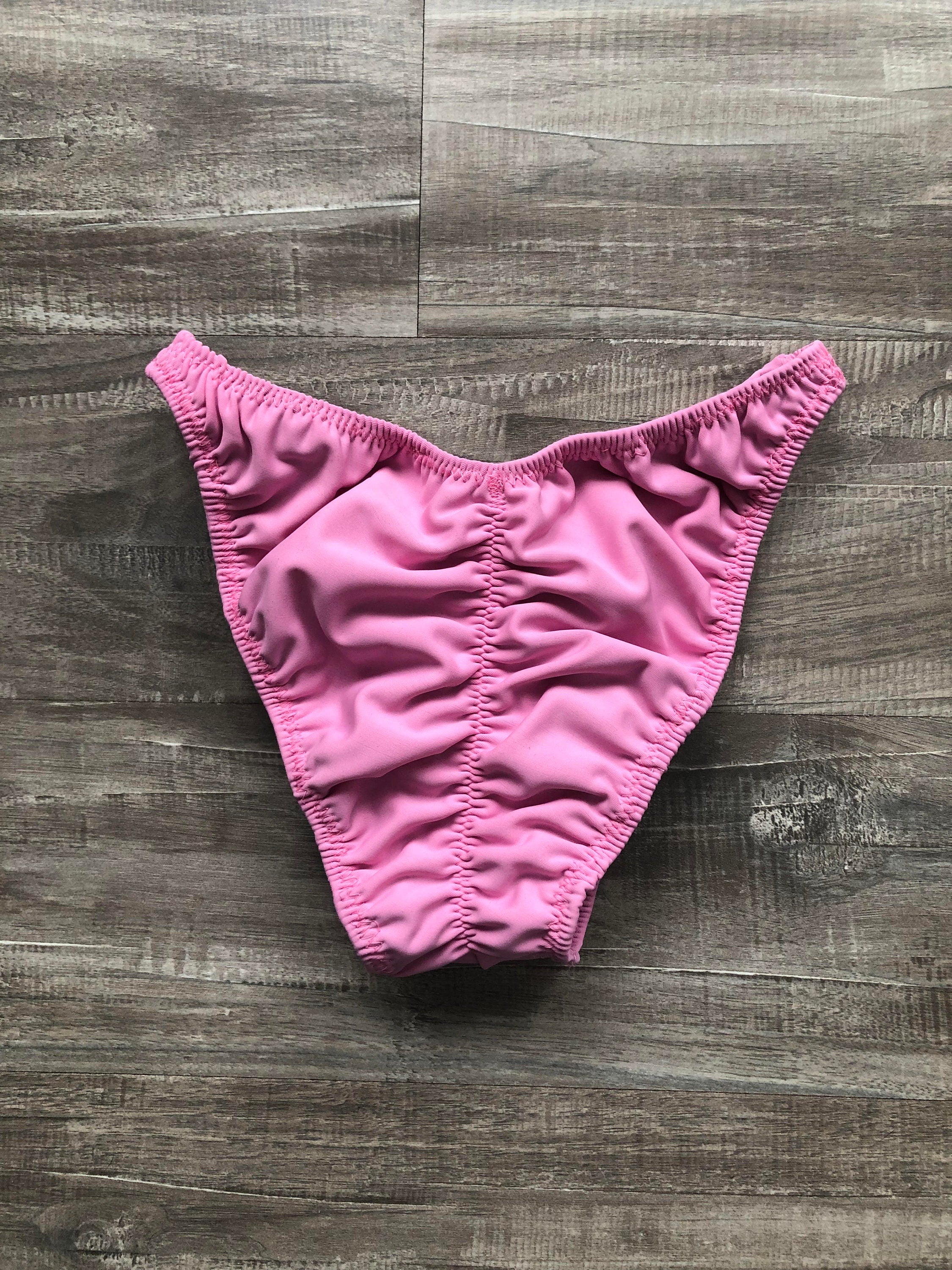 Custom Men's Bodybuilding Competition Trunks - Matte Light Pink