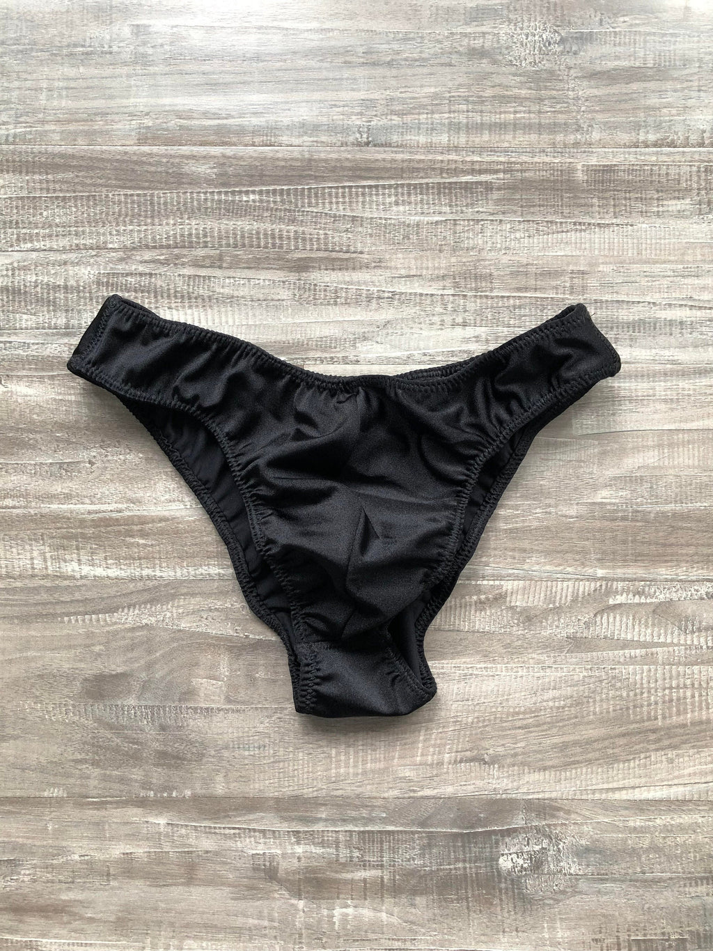 Custom Men's Classic Physique Competition Trunks - Shiny Black