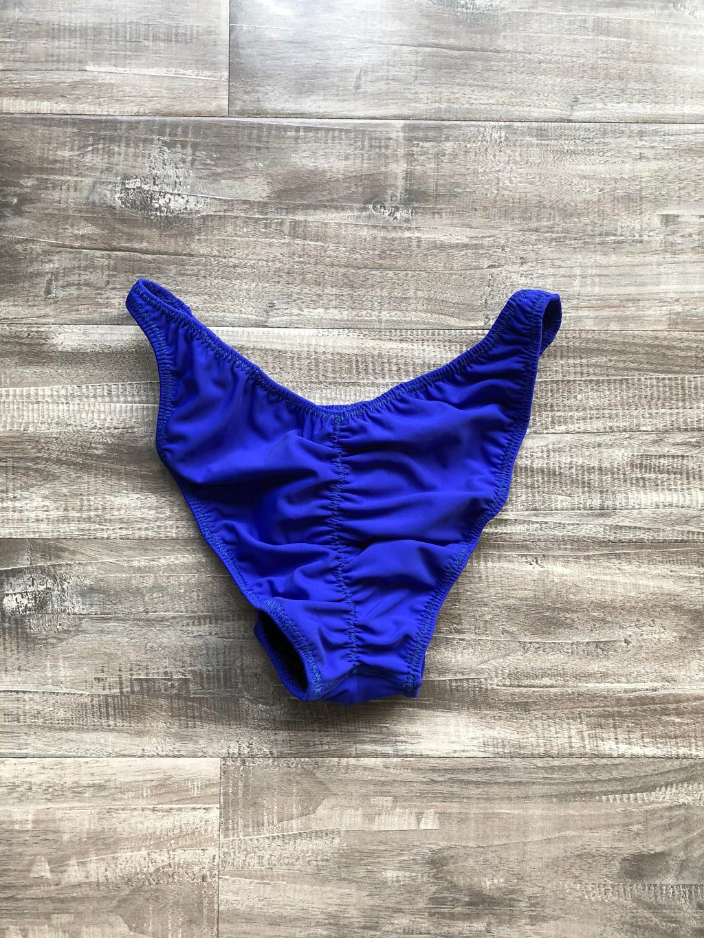 Custom Men's Bodybuilding Competition Trunks - Matte Cobalt Blue