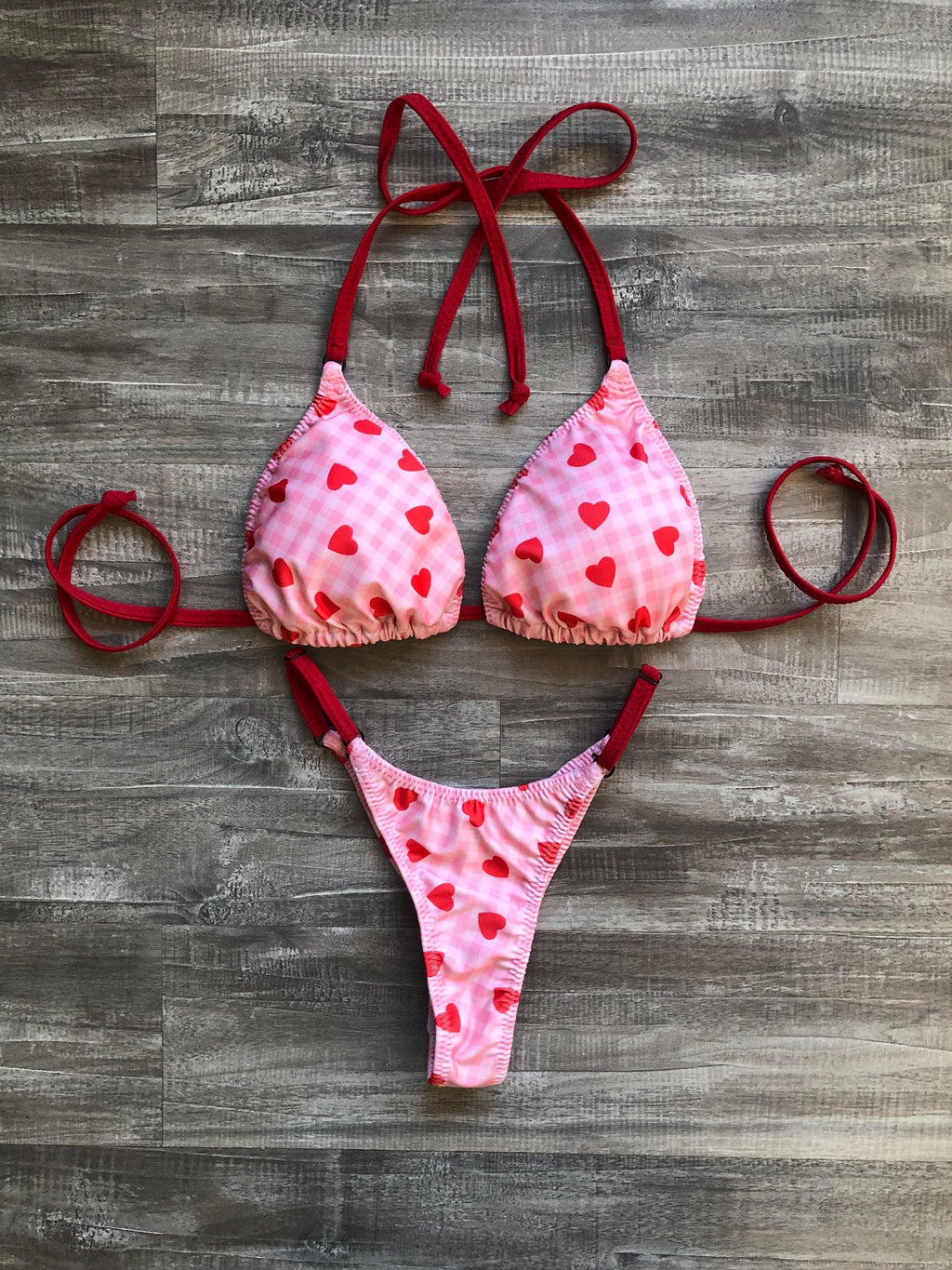 Practice Posing Suit - Valentine Hearts