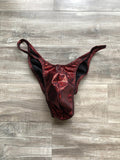 Custom Men's Bodybuilding Competition Trunks - Maroon