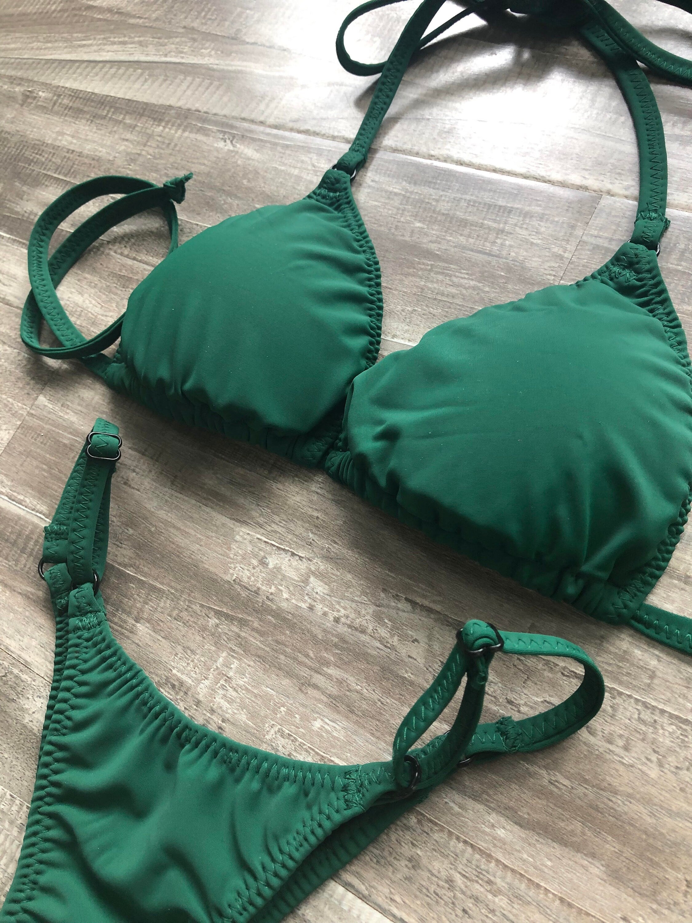 Practice Posing Suit - Matte Forest Green
