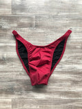 Custom Men's Bodybuilding Competition Trunks - Matte Maroon