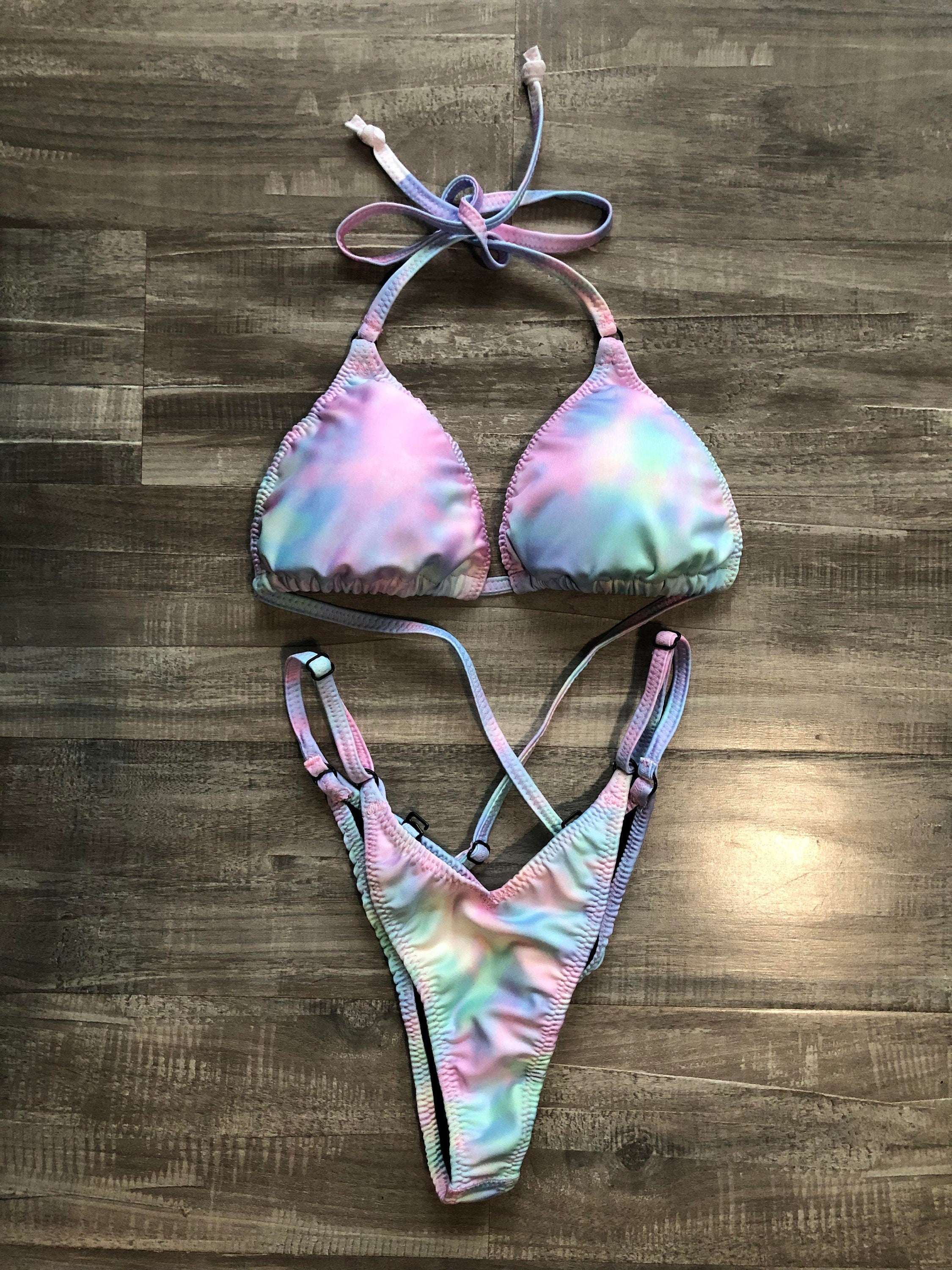 Practice Posing Suit - Cotton Candy Tie Dye