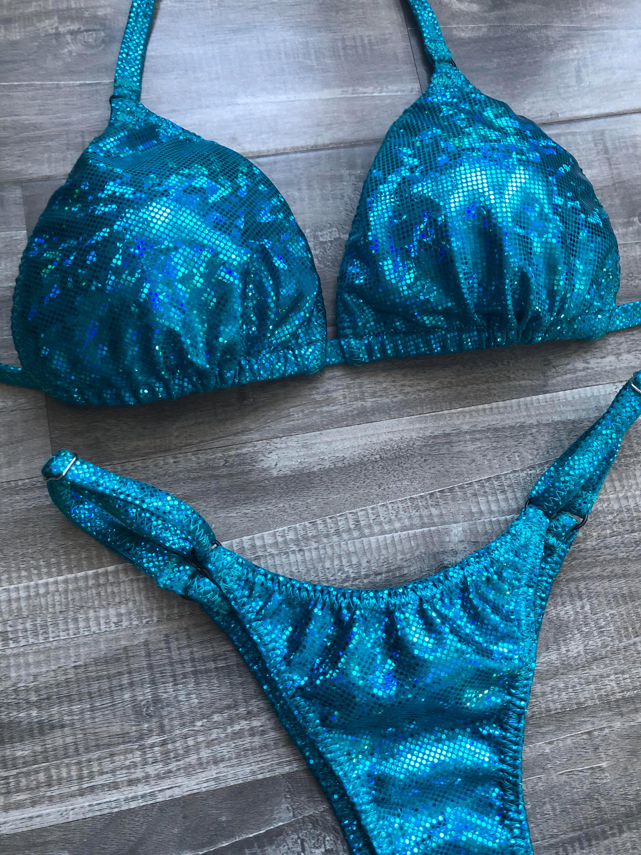 Practice Posing Suit - Turquoise