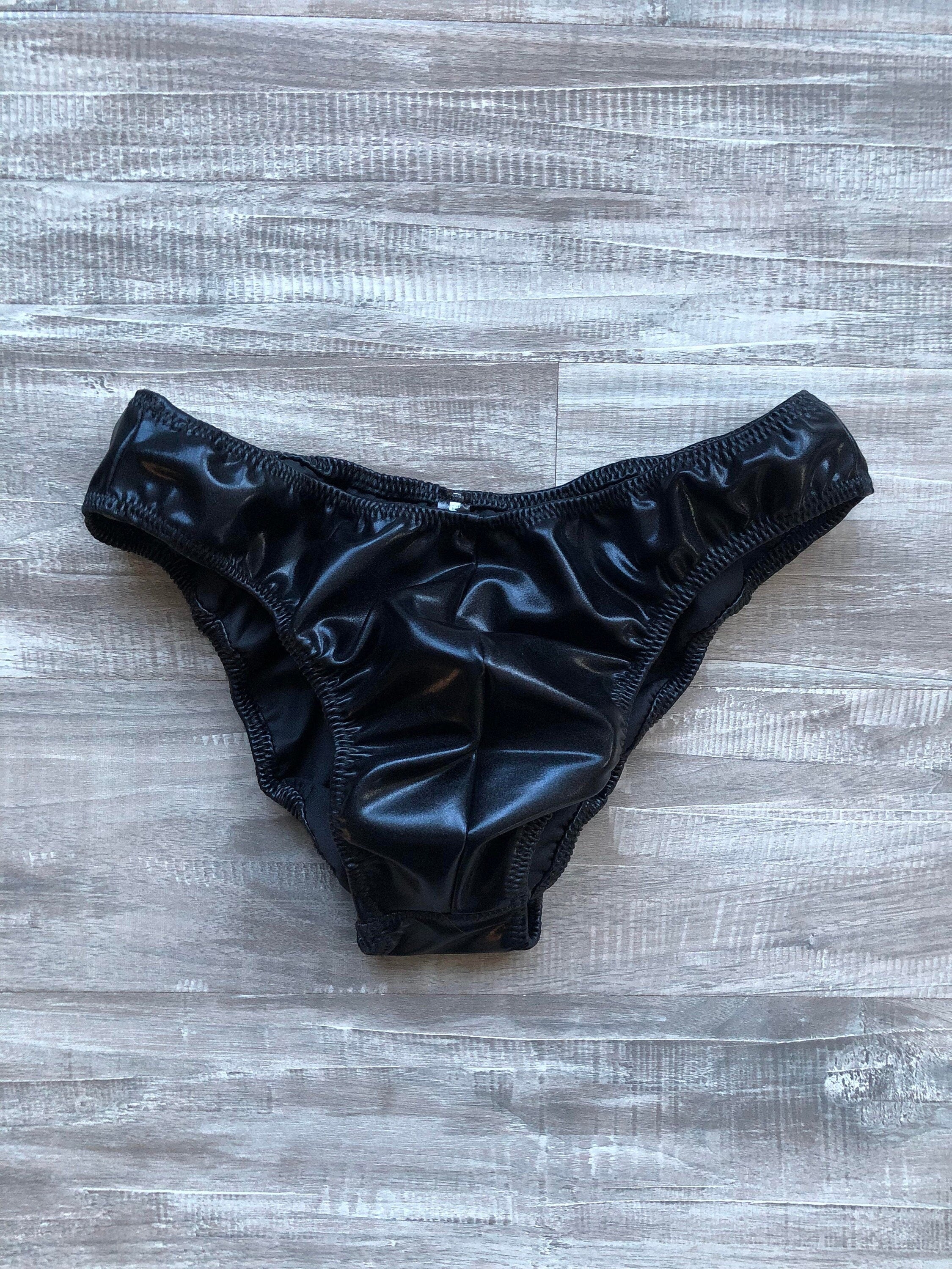 Custom Men's Classic Physique Competition Trunks - Slick Black