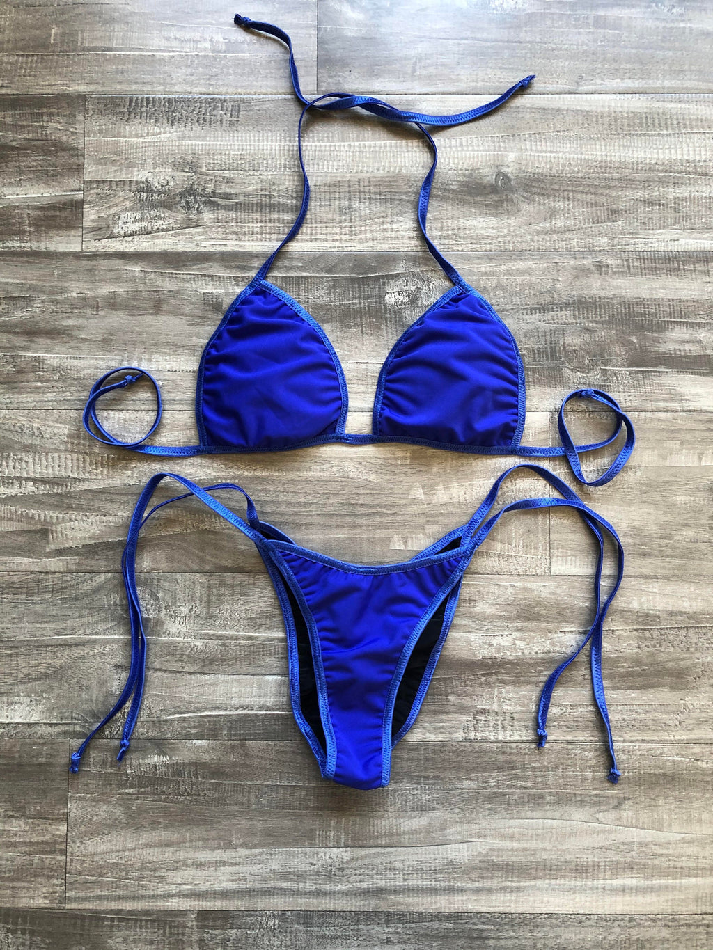 Practice Posing Suit  - Matte Cobalt Blue