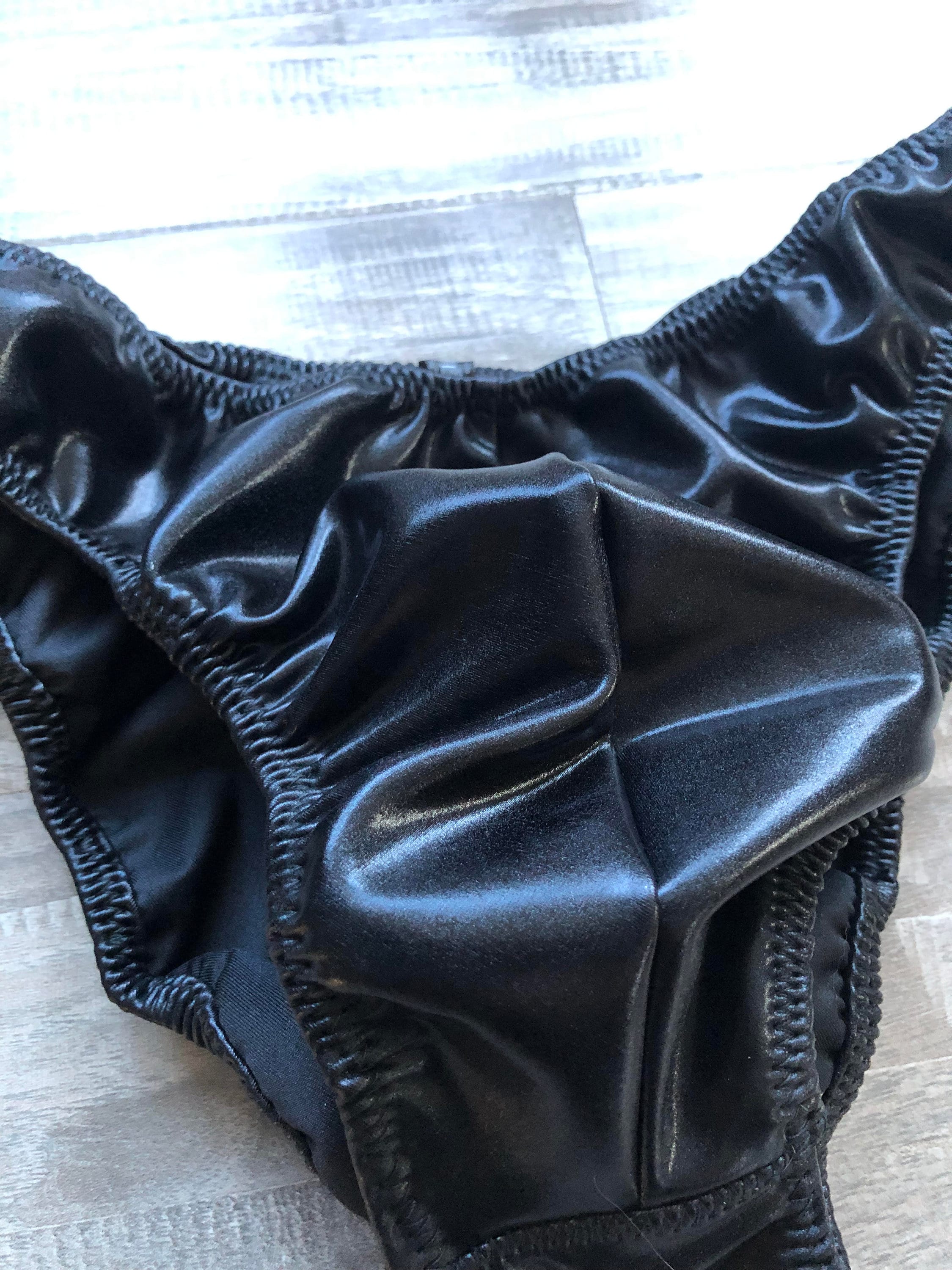 Custom Men's Classic Physique Competition Trunks - Slick Black