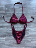 Fit Model Custom Competition Suit - Cranberry