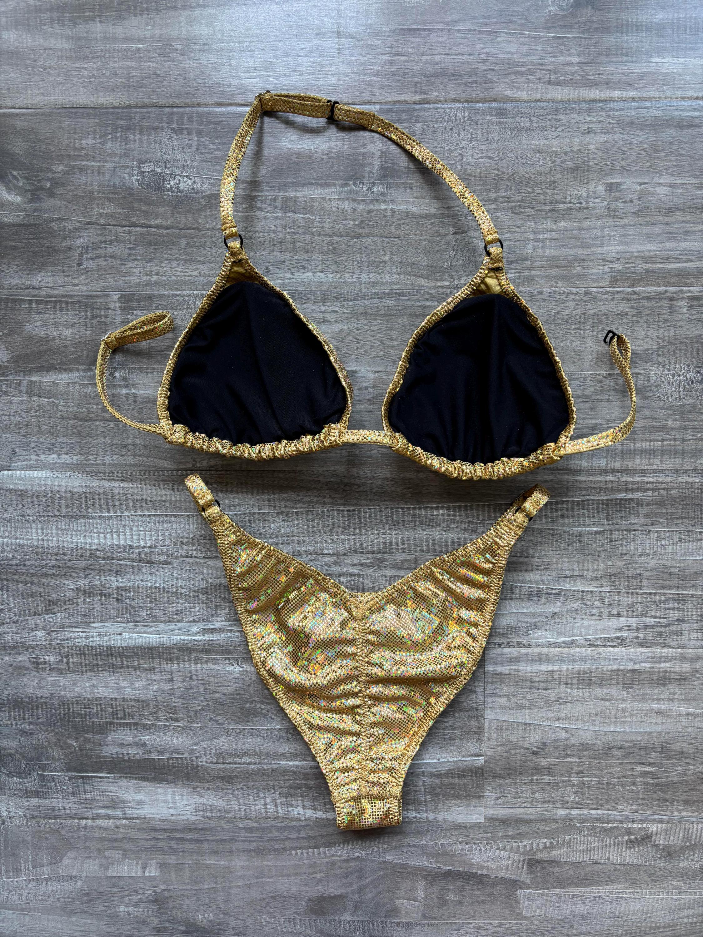 Fit Model Custom Competition Suit - Gold