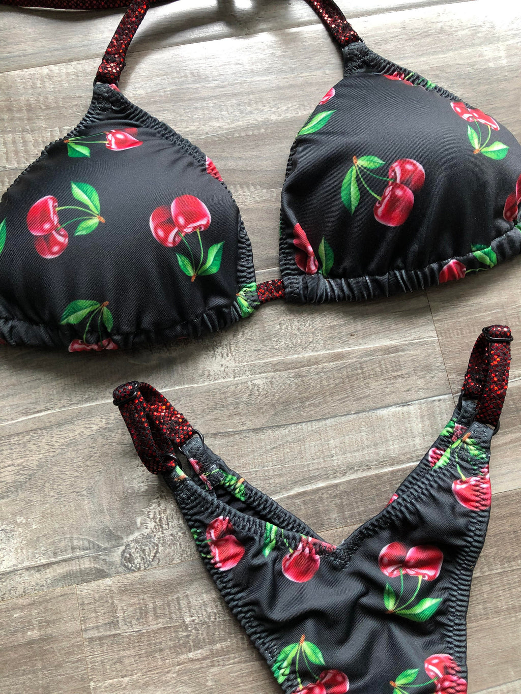 Practice Posing Suit - Cherries