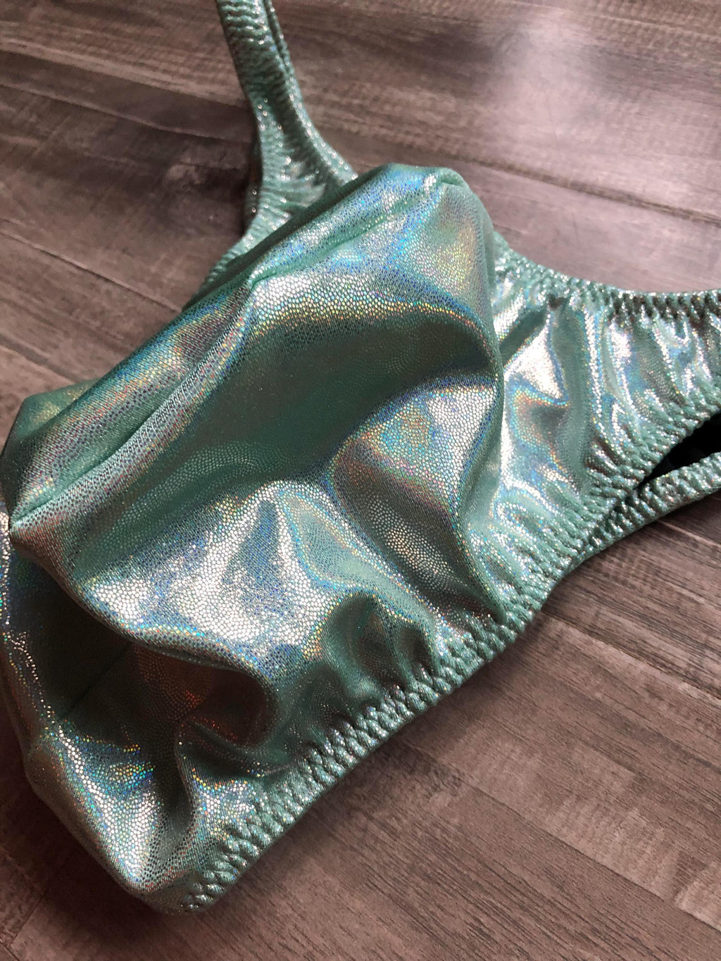 Custom Men's Bodybuilding Competition Trunks - Seafoam