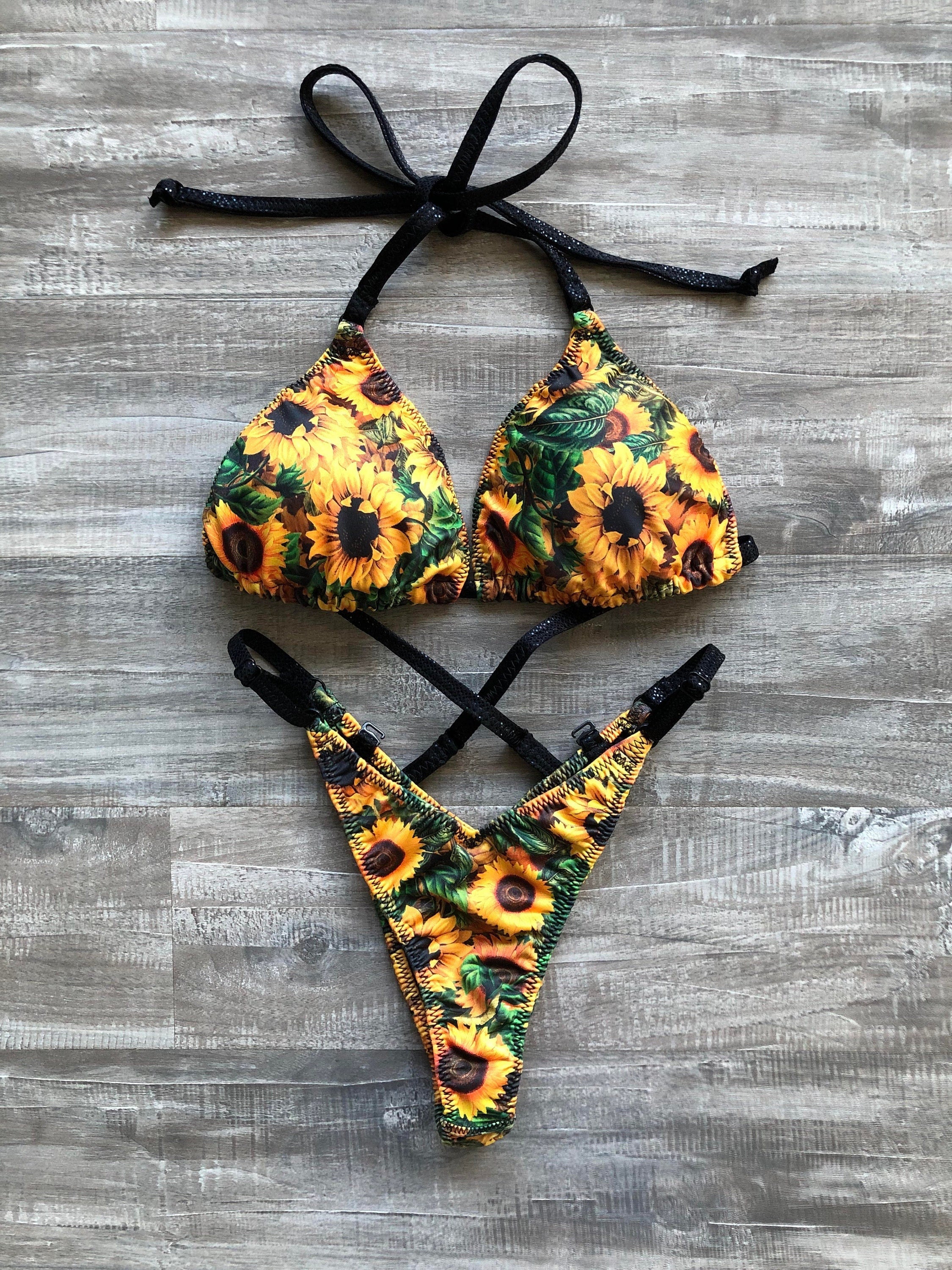 Practice Posing Suit - Sunflowers