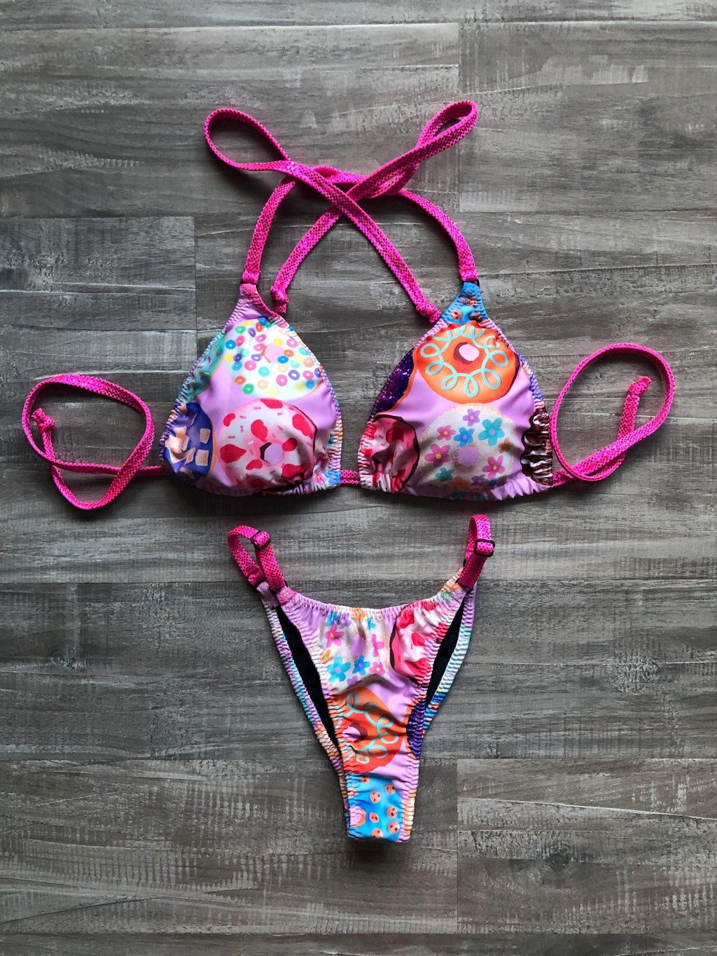 Practice Posing Suit - Pink Donuts